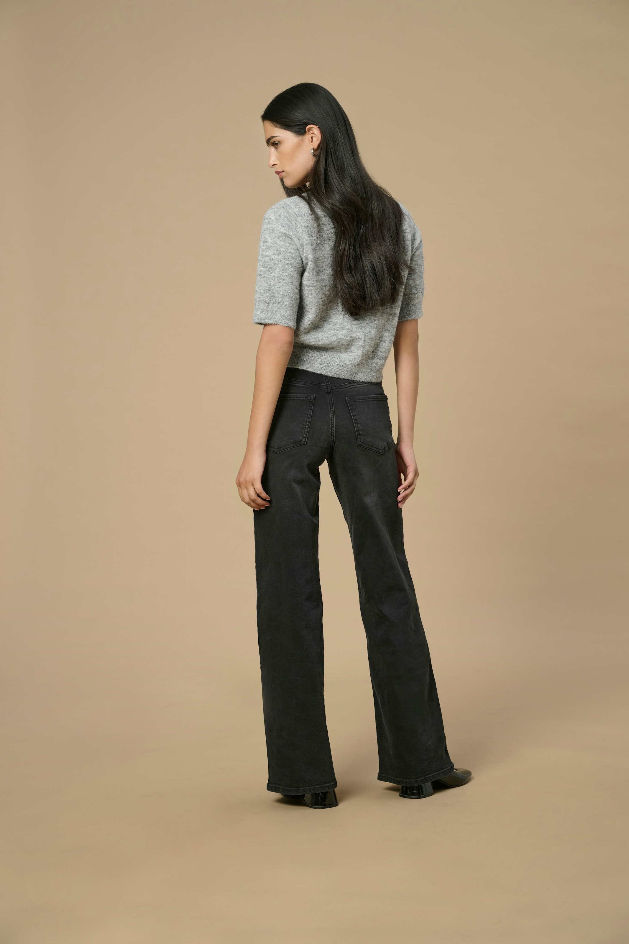 JDY High-waist-Jeans »JDYFELINA-FINA HW WIDE BLK JEANSDNM NOOS«
