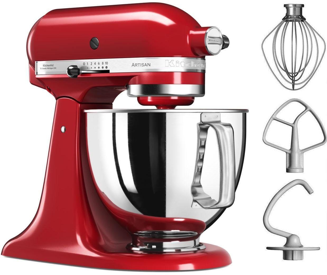 KitchenAid Küchenmaschine »5KSM125EER EMPIRE ROT«