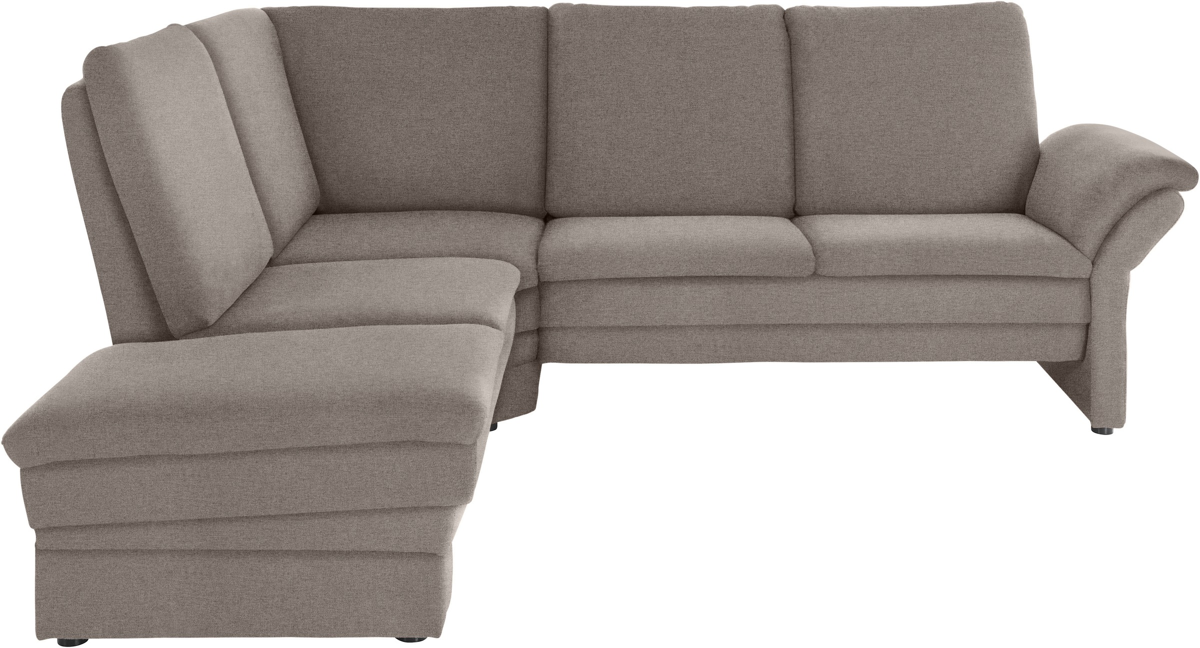 DOMO collection Ecksofa »Bovino«, Inklusive Armlehnenfunktion