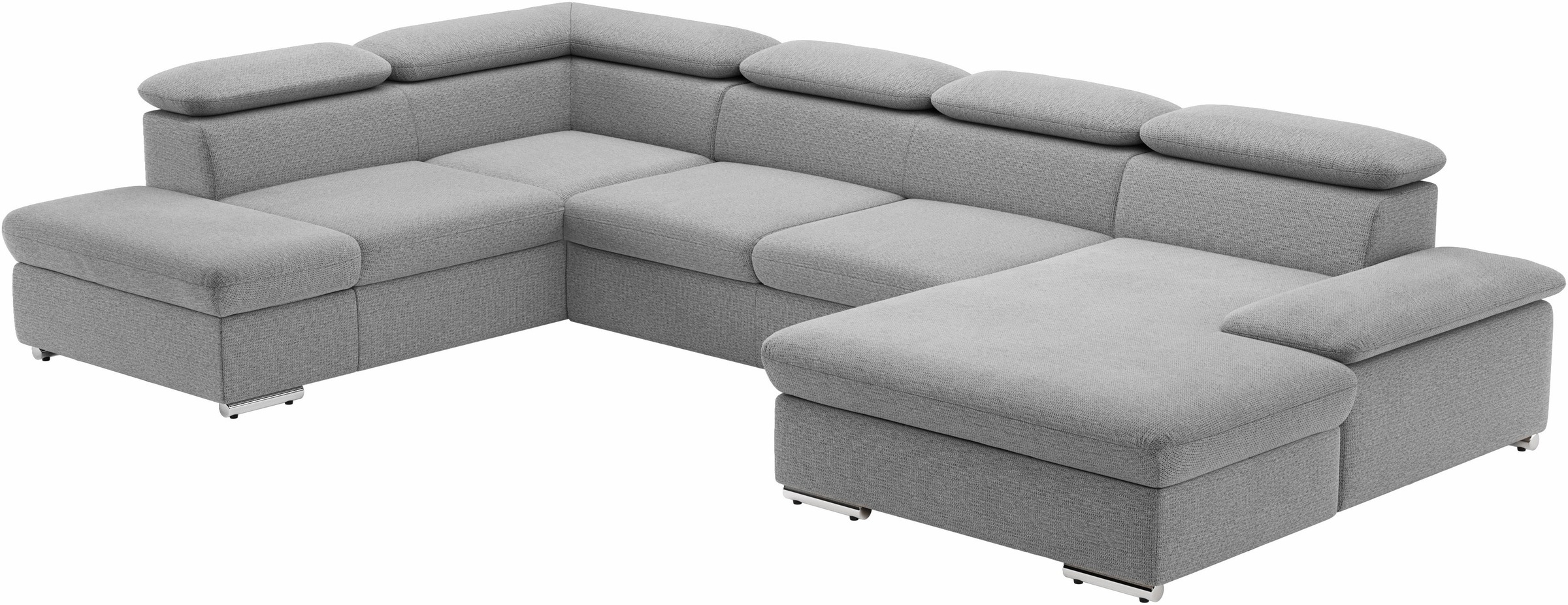 sit&more Wohnlandschaft »Valantine U-Form«, inkl. Kopf- und Armteilverstellung, wahlweise mit Bettfunktion