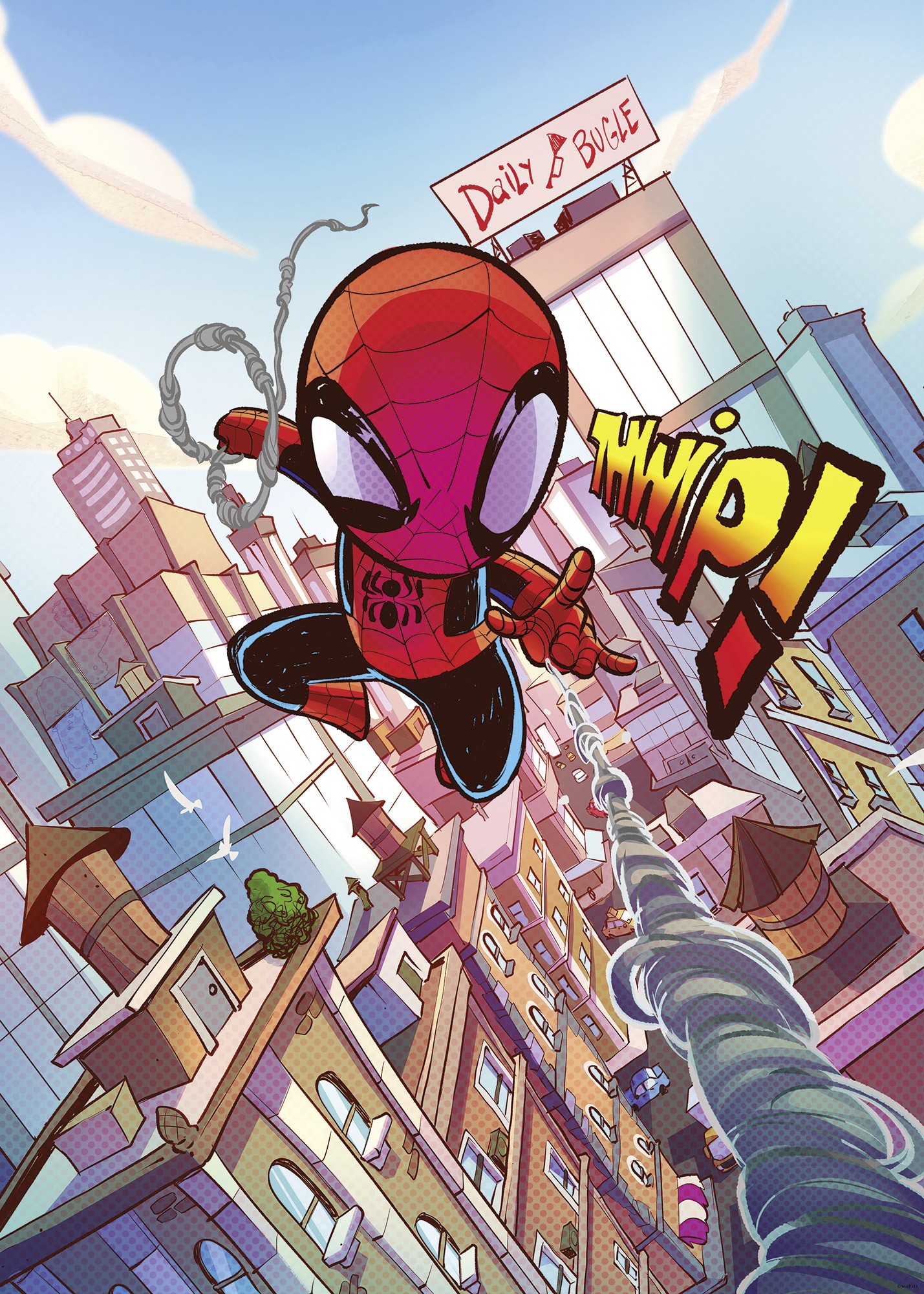 Komar Wandbild »Marvel Spider-Man THWIP«, Disney, (Set, 1 St.), 50 x 70 cm (Breite x Höhe) - Kinderzimmer, Dekoration