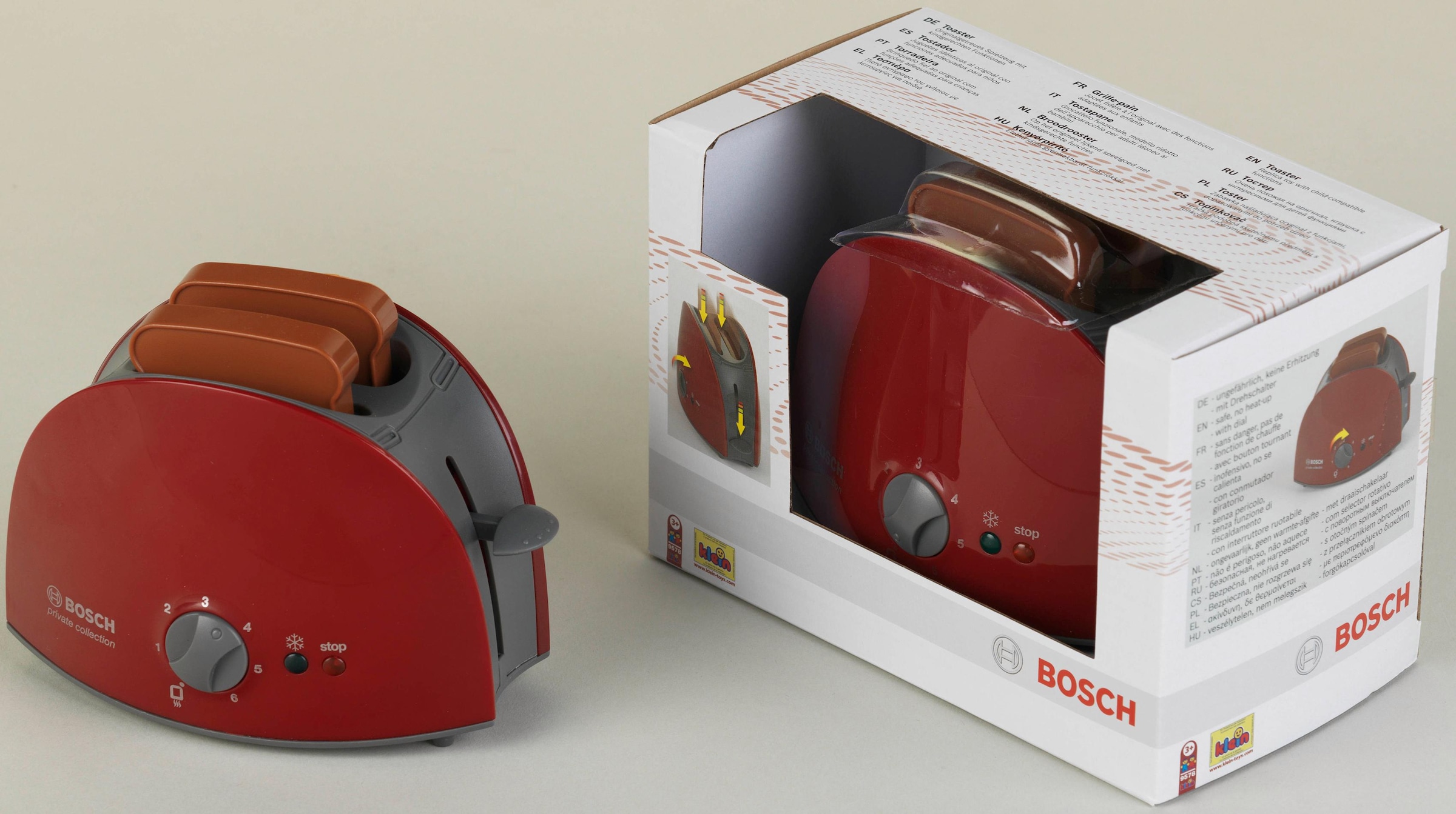 Kinder-Toaster »Bosch Toaster«, mit Drehschalter