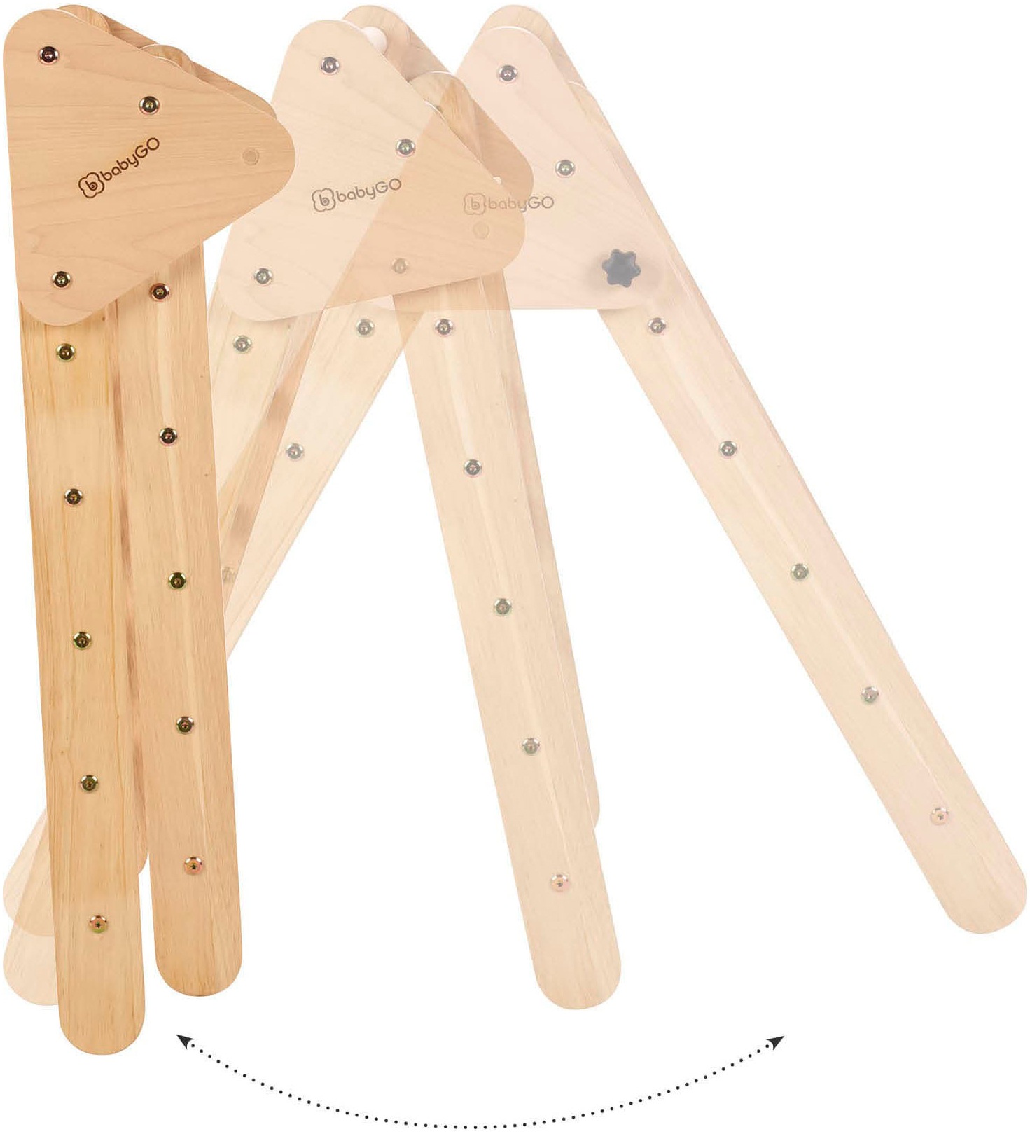 BabyGo Klettergerüst »Woodland 2 Kletterdreieck«, aus Holz