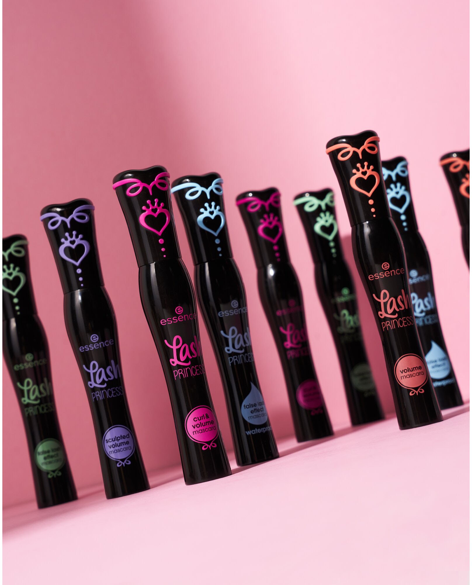 Essence Mascara »Lash PRINCESS curl & volume mascara«, (Set, 3 tlg.), mit einzigartigem Design