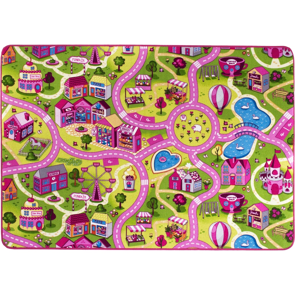 Andiamo Kinderteppich »Big City/Sweet Village«, rechteckig