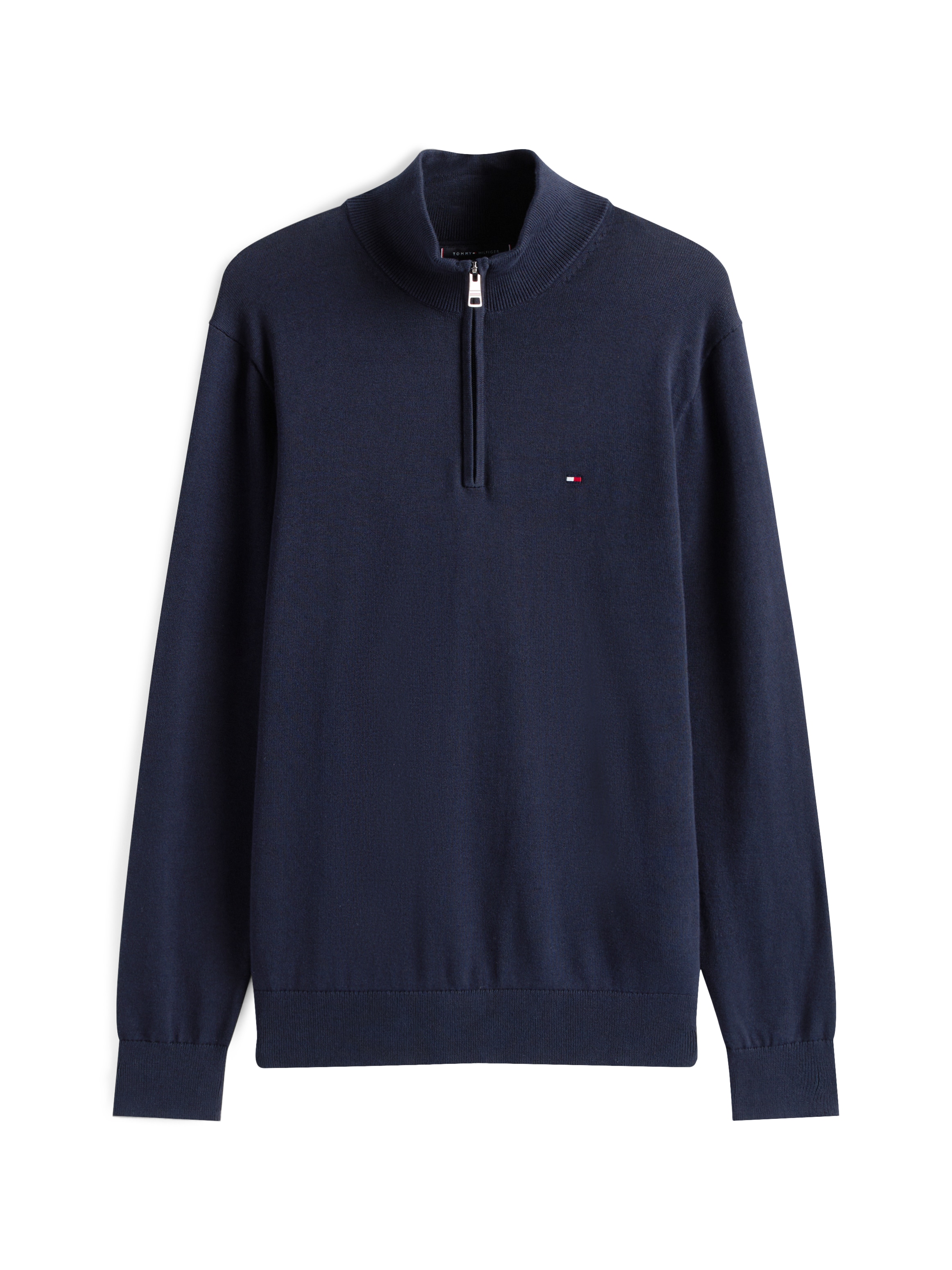 Tommy Hilfiger Troyer »ESSENTIAL COTTON ZIP MOCK«