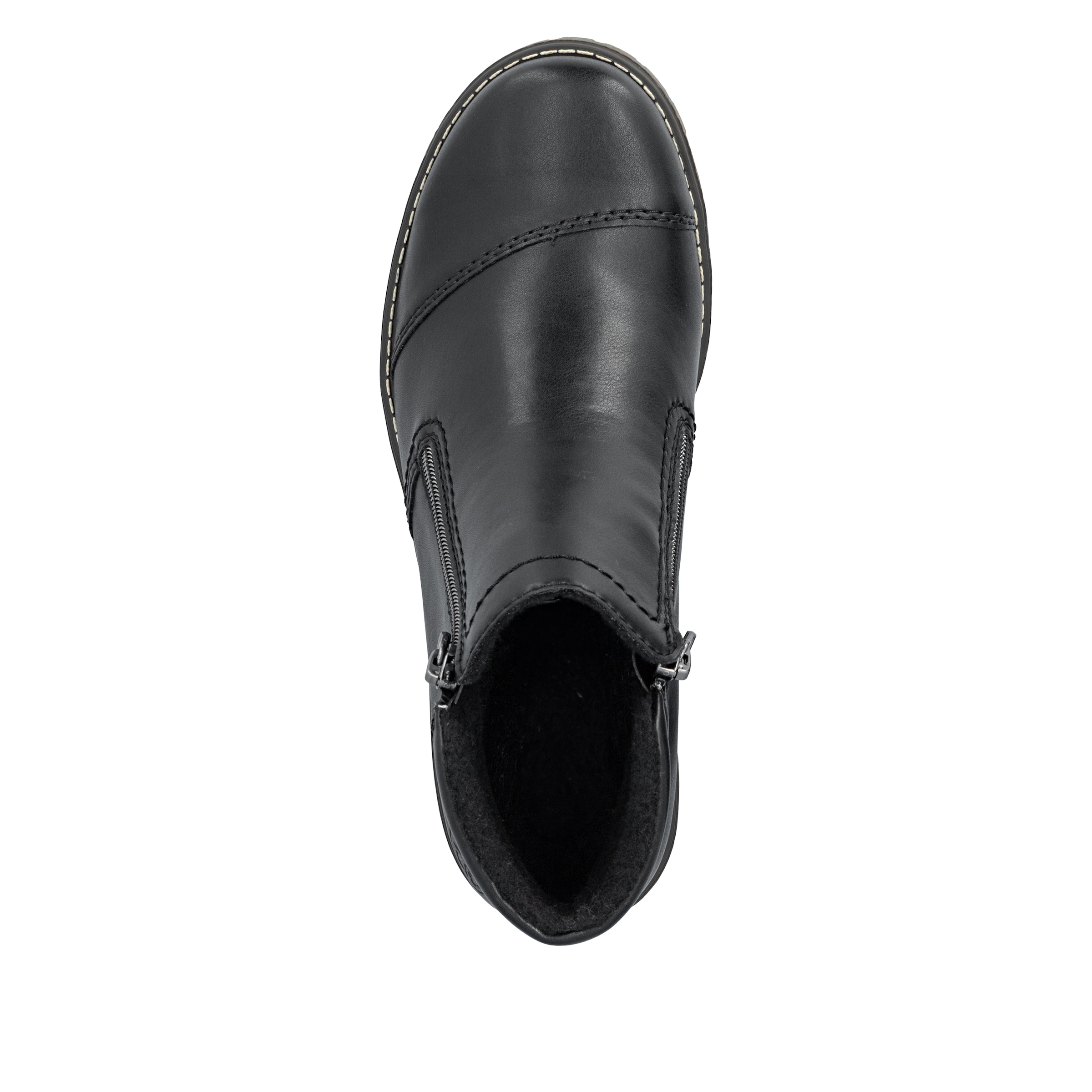 Rieker Stiefelette  Klassik-Boots, Casual-Stiefelette mit zwei Reißverschlüssen