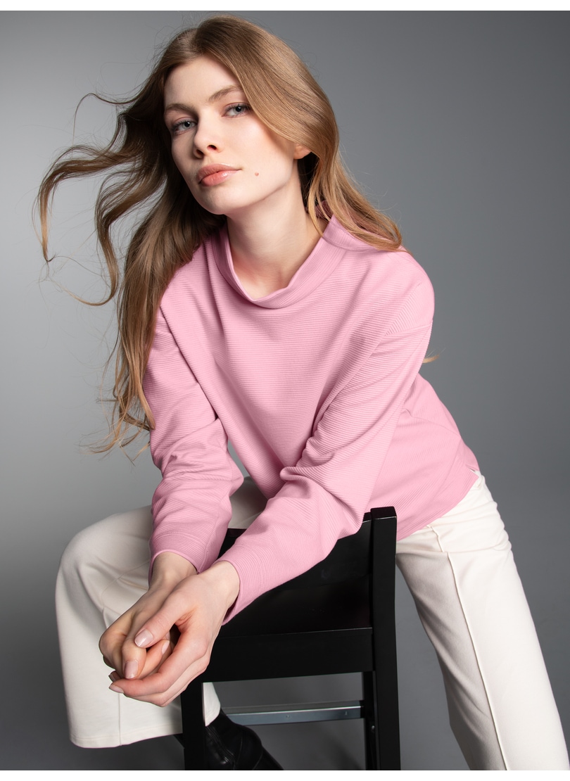 Trigema Sweatshirt »TRIGEMA Sweatshirt mit Stehkragen«
