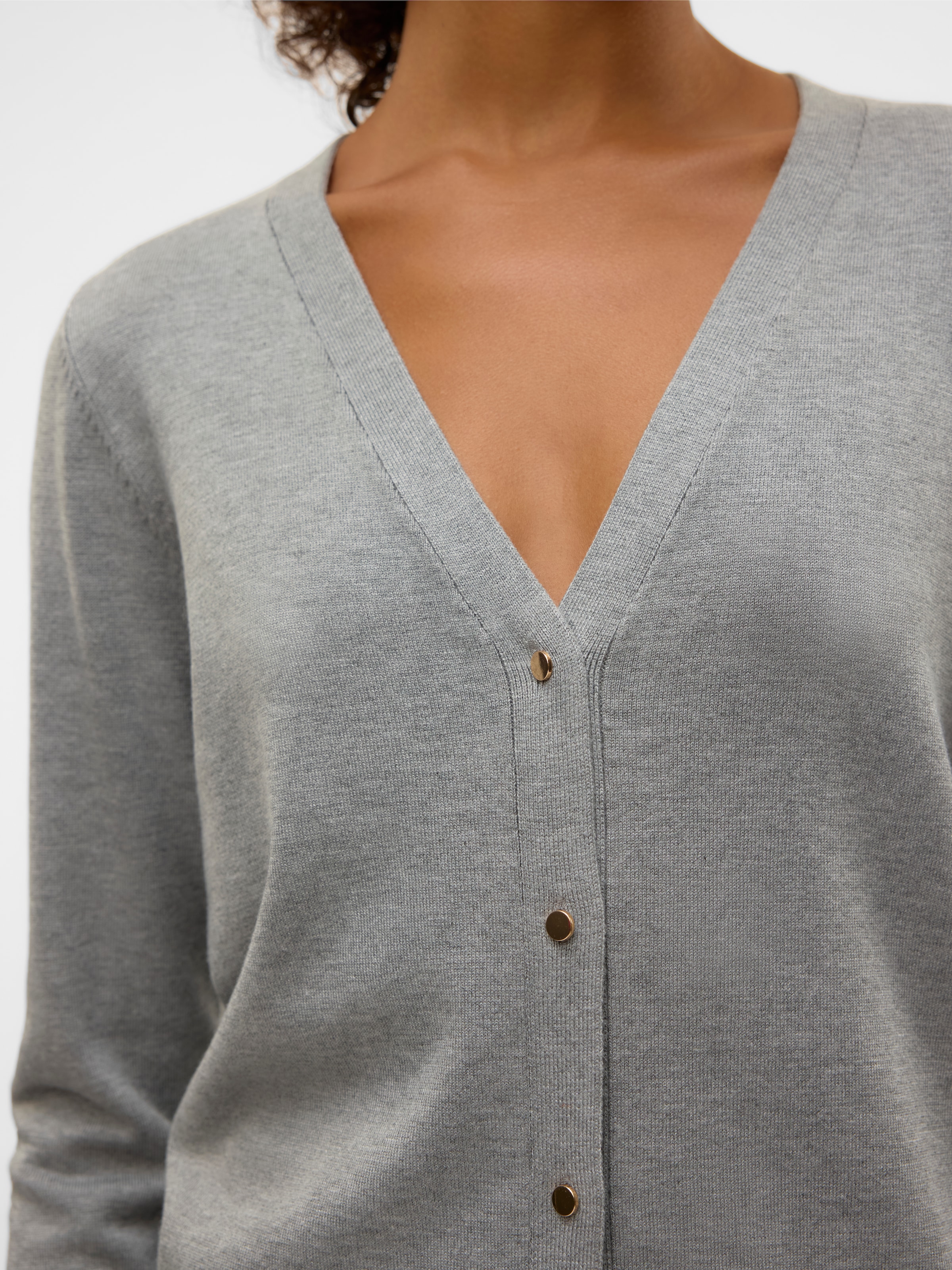 Vero Moda Strickjacke »VMSILJE LS V-NECK CARDIGAN GA NOOS«