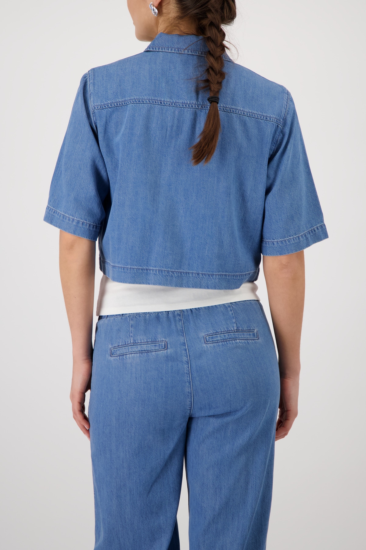 Monari Jeansjacke ohne Kapuze Regular fit mit Pattentaschen