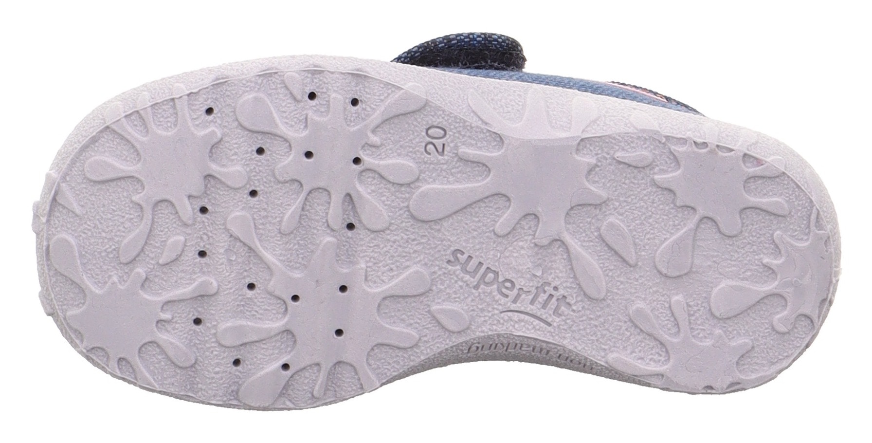 Superfit Hausschuh »SPOTTY WMS: Mittel«  Kindergartenschuh mit Klettverschluss, Größenschablone zum Download