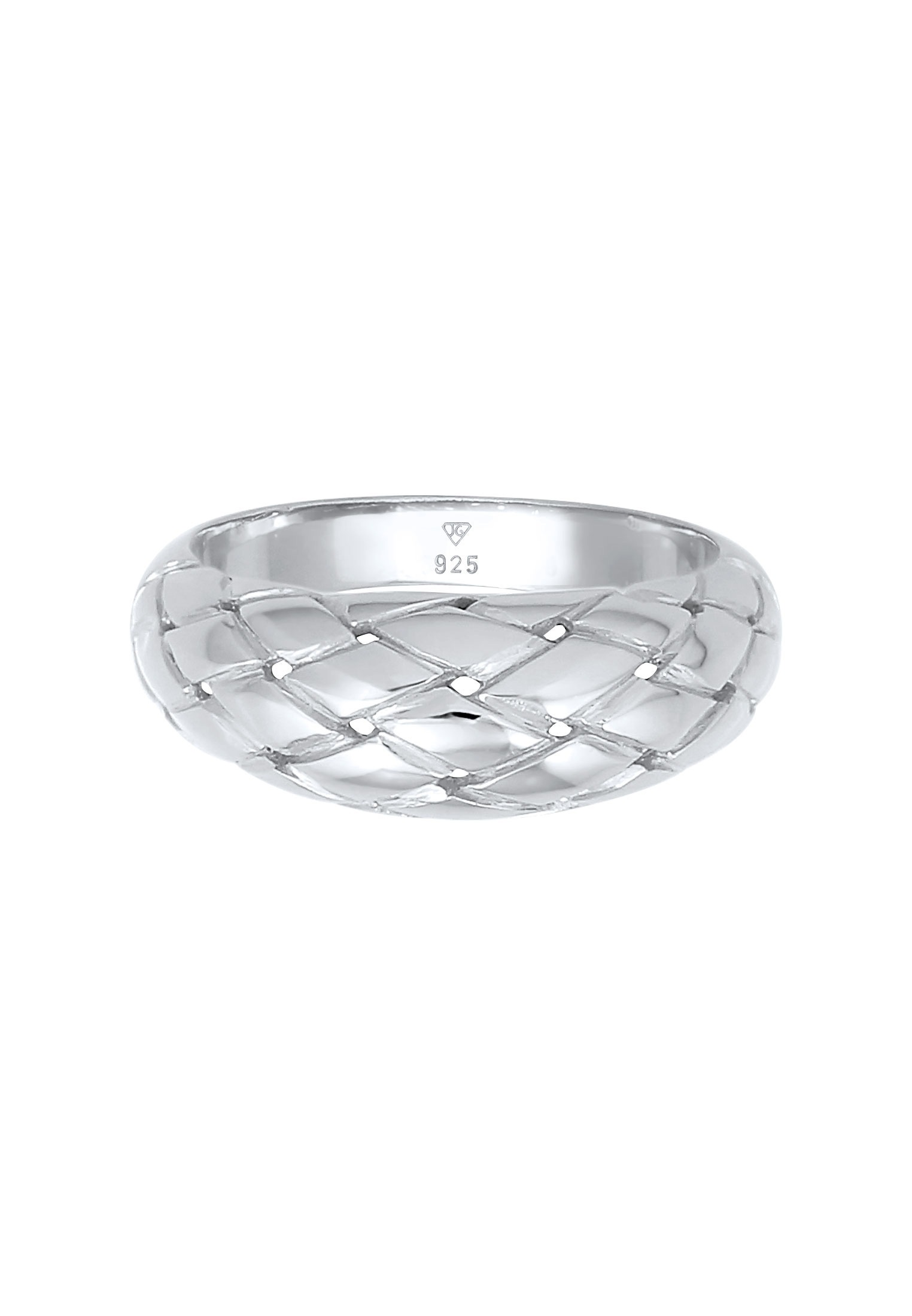 Elli Silberring »Ring Raute Raffiniert Casual Look 925 Silber«