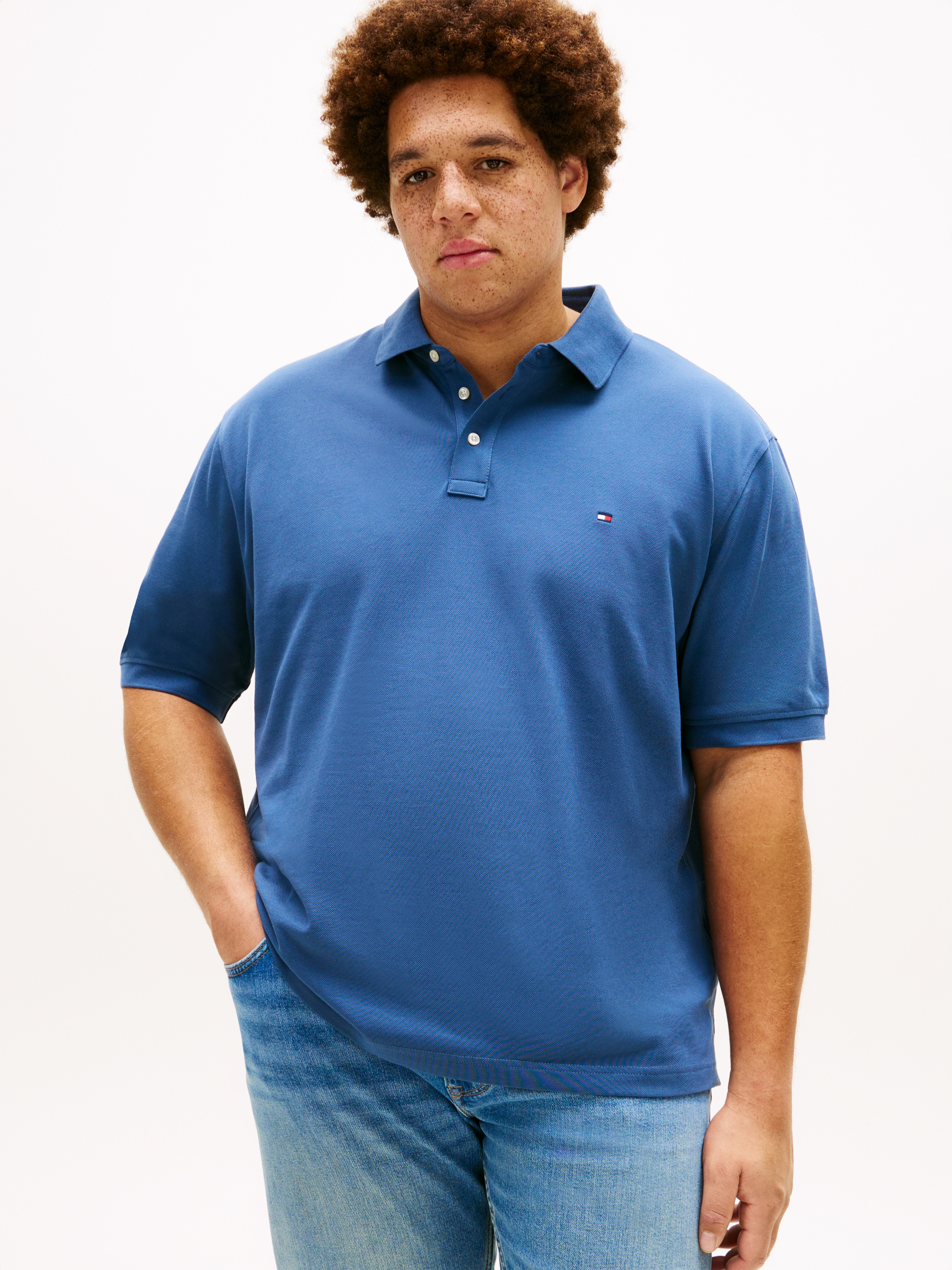 Tommy Hilfiger Big & Tall Poloshirt »1985 - REGULAR« elastisch, Regular Fit für große Größen