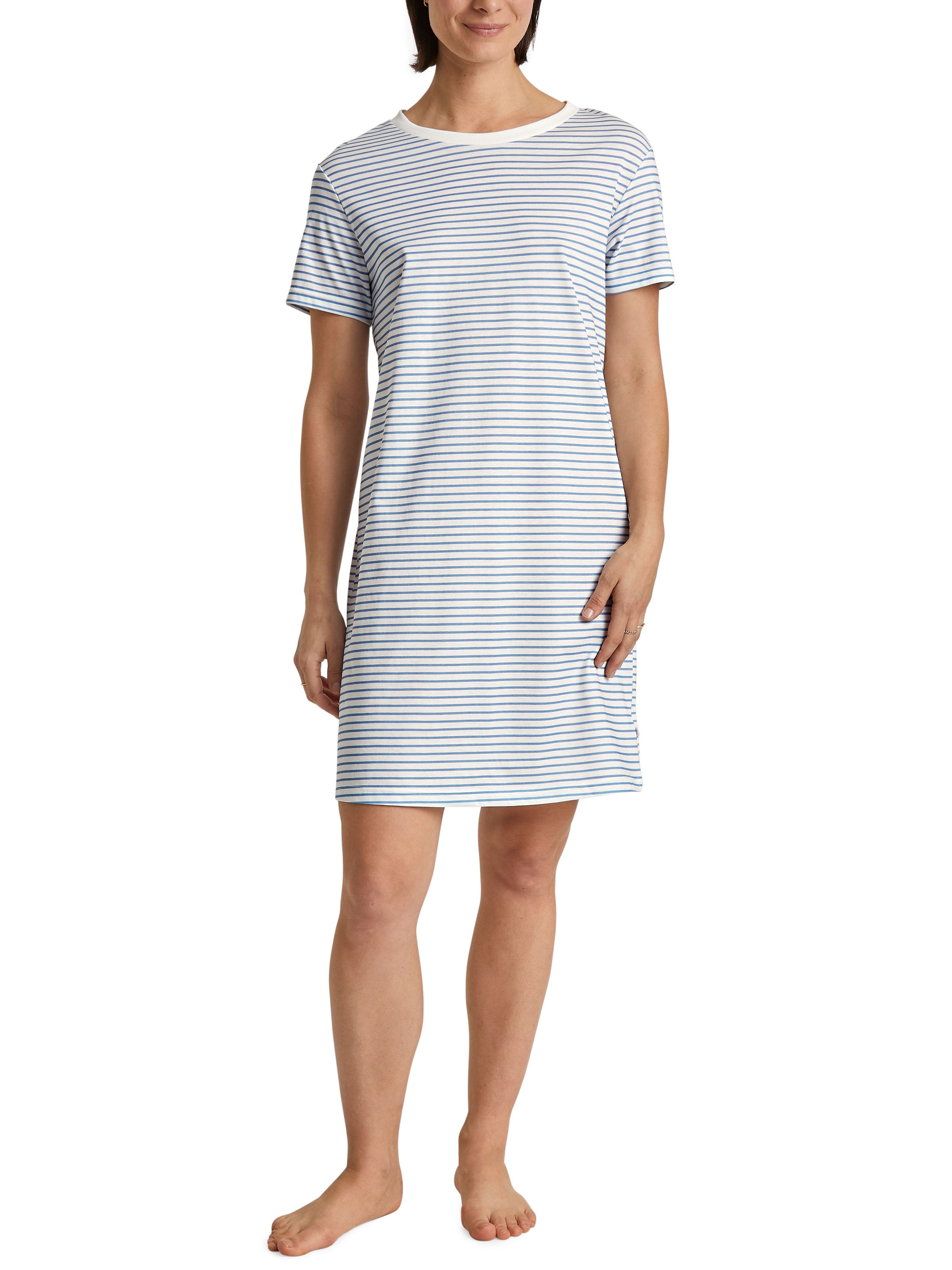 CALIDA Nachthemd »Cotton Stripes«, mit bequemem, geradem Schnitt