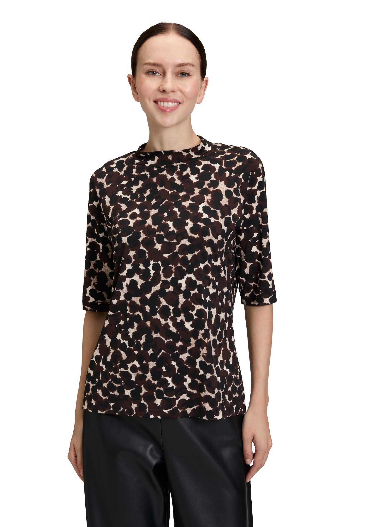 Betty Barclay T-Shirt »Printshirt mit Stehkragen«
