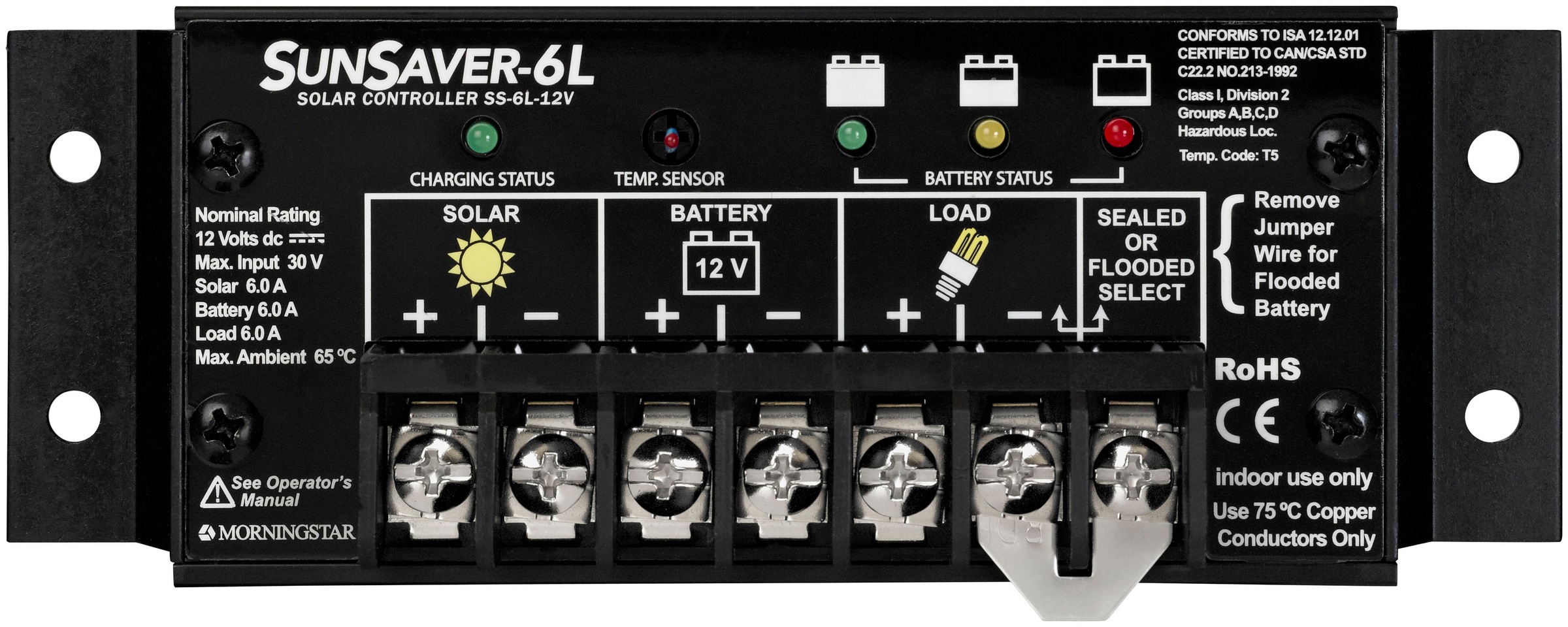 Morningstar Solarladeregler »Morningstar Sunsaver SS-20L 12V«