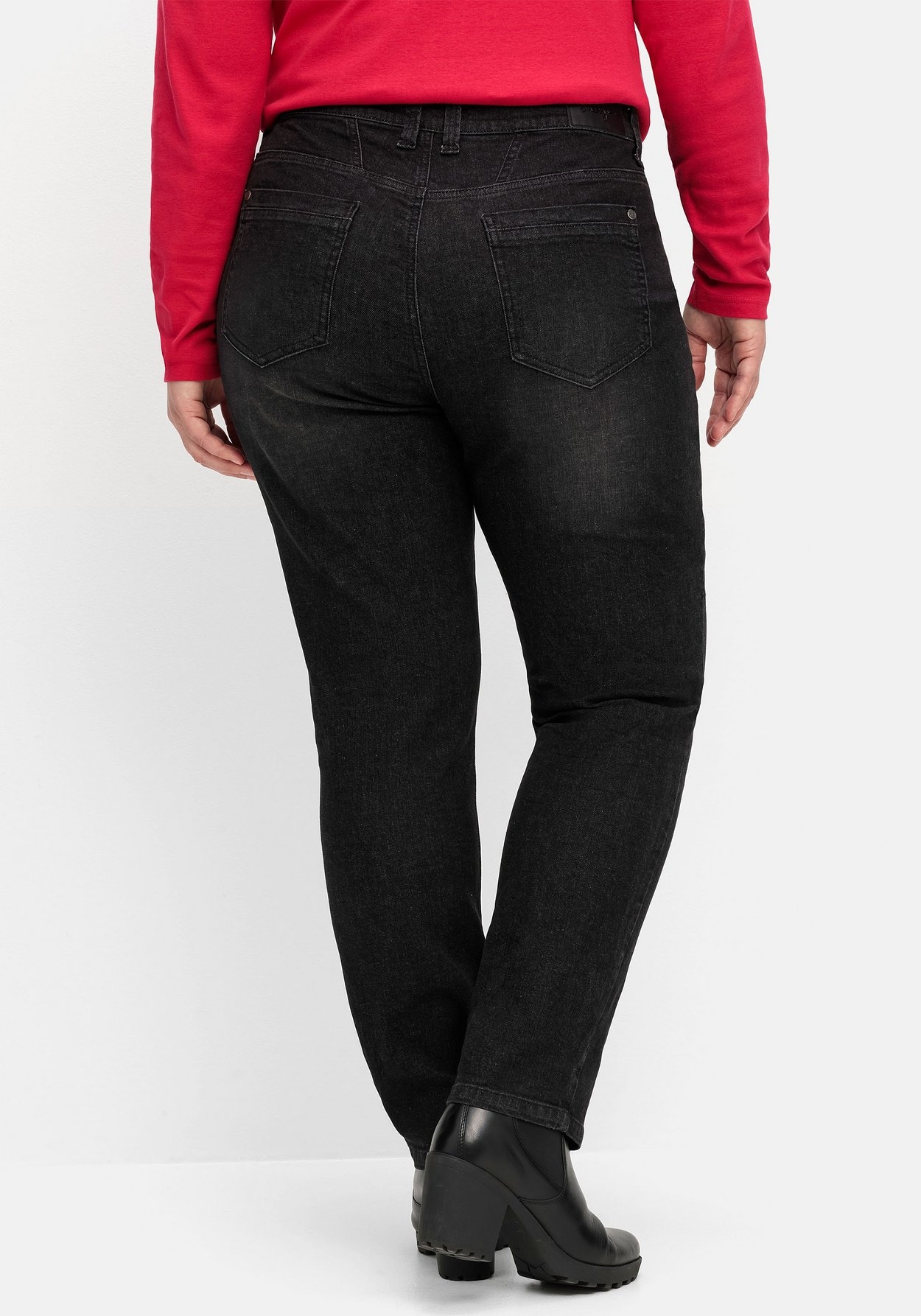 Sheego Stretch-Jeans »Jeans PIA, aus elastischem Denim«, PIA, aus elastischem Denim