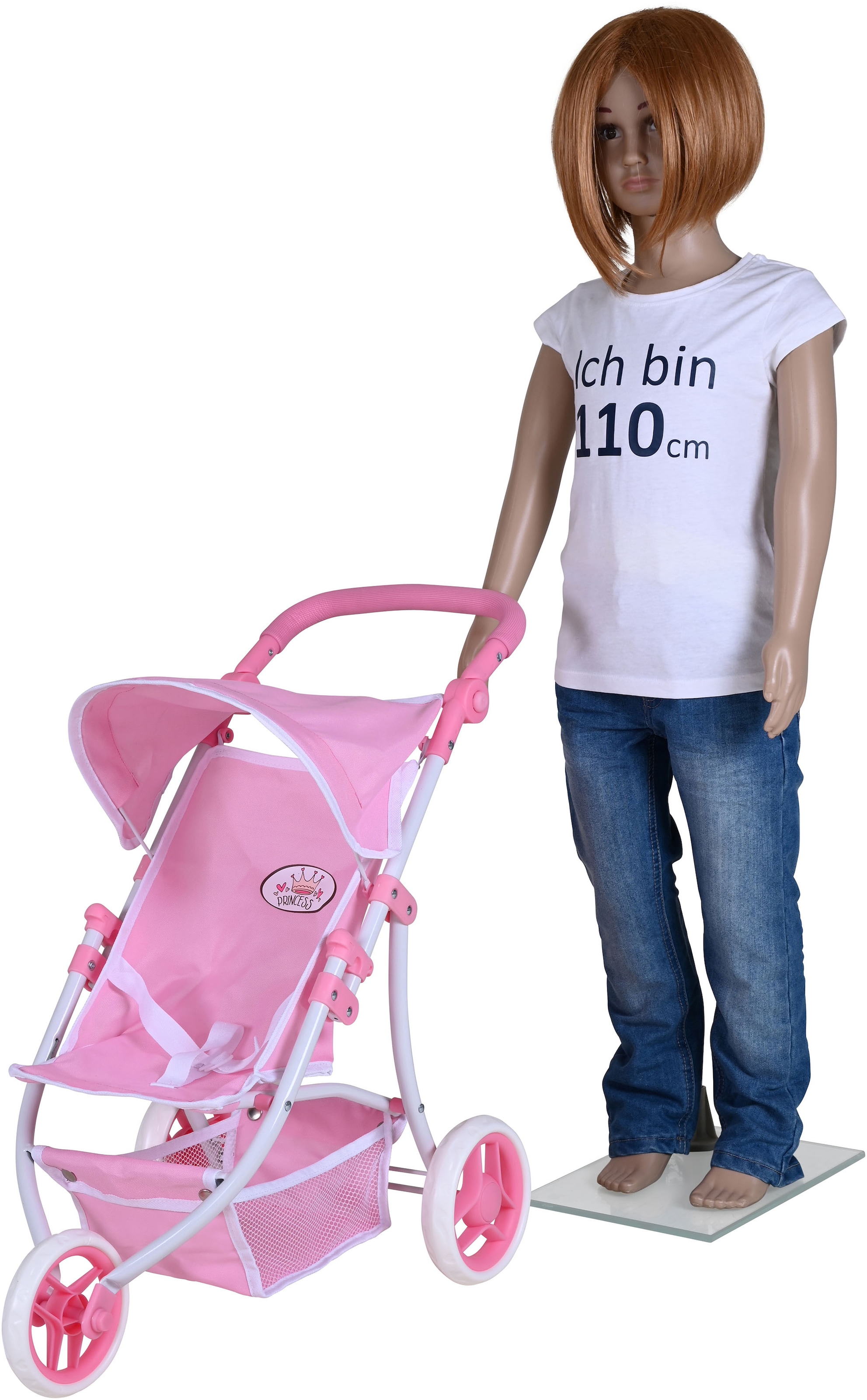 Knorrtoys® Puppenbuggy »Lio - Princess White Rose«