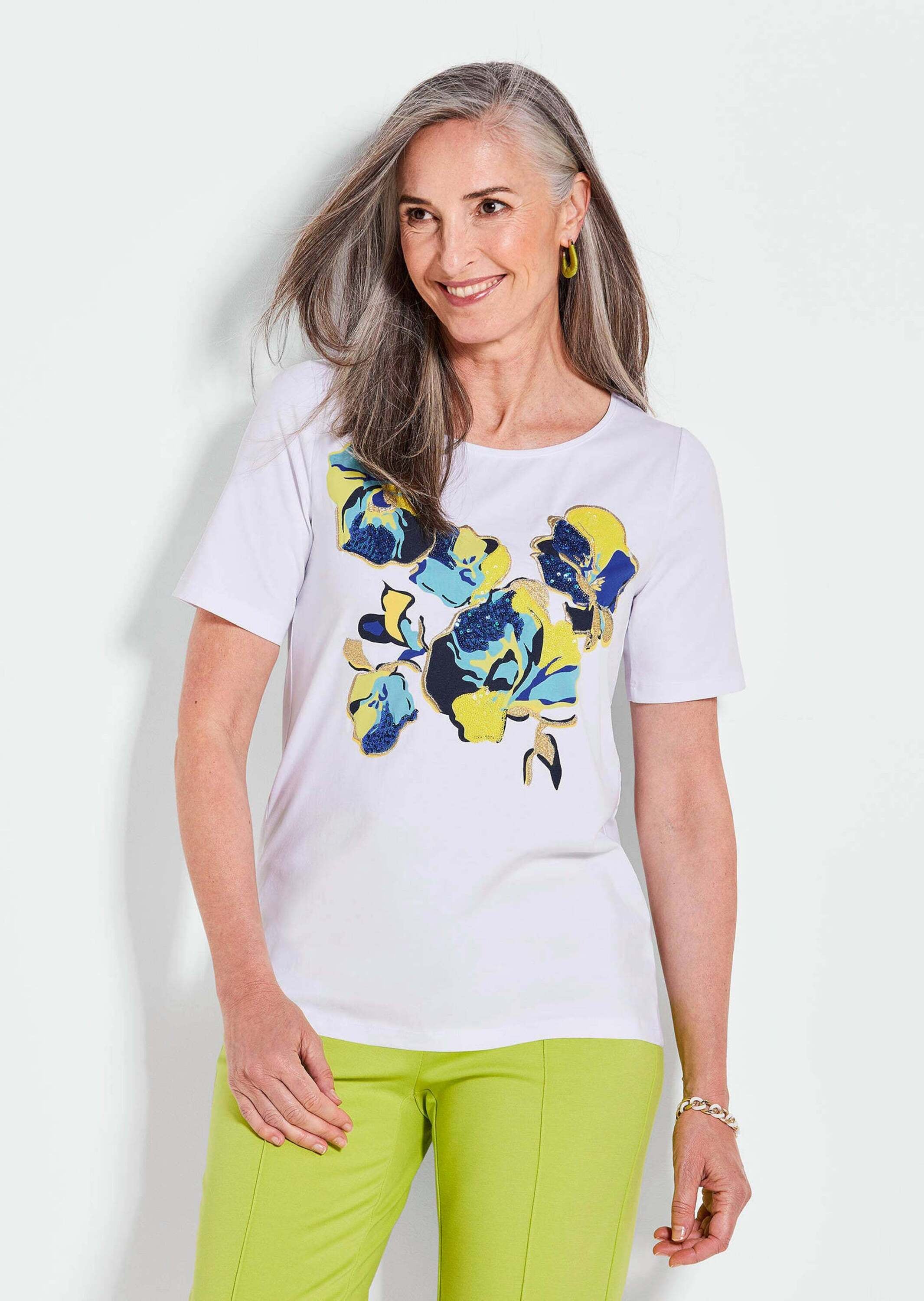 GOLDNER Print-Shirt »Kurzgröße Shirt«