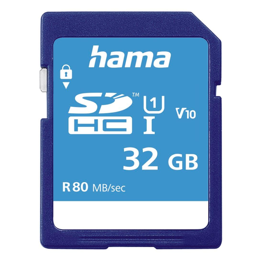 Hama Speicherkarte »SD Karte, Memory Fast, Class 10 UHS-I«, (UHS-I Class 10)