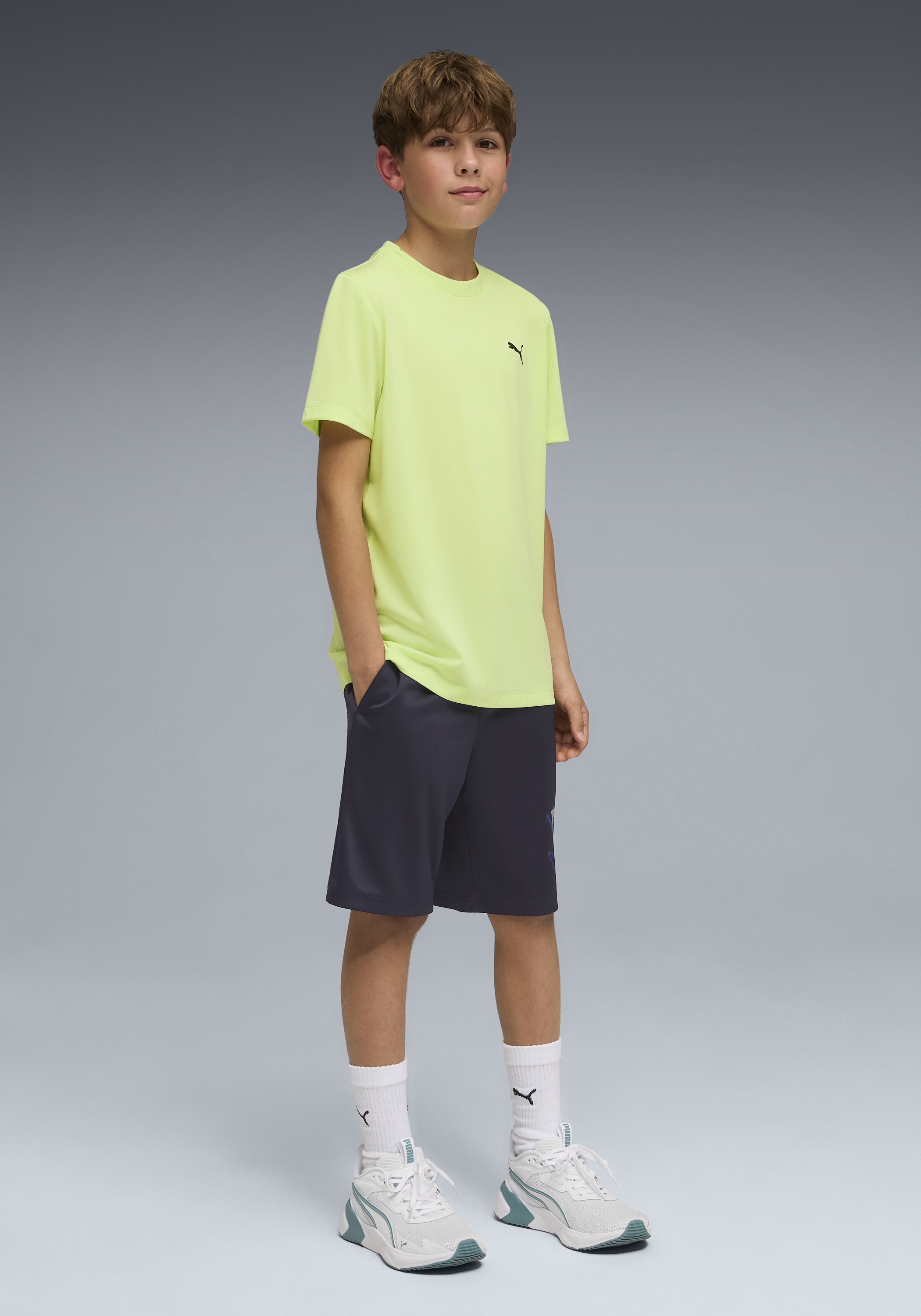 PUMA T-Shirt »TAD ESS TEE B« für Jugendliche, ergonomischer Schnitt, leichtes Material