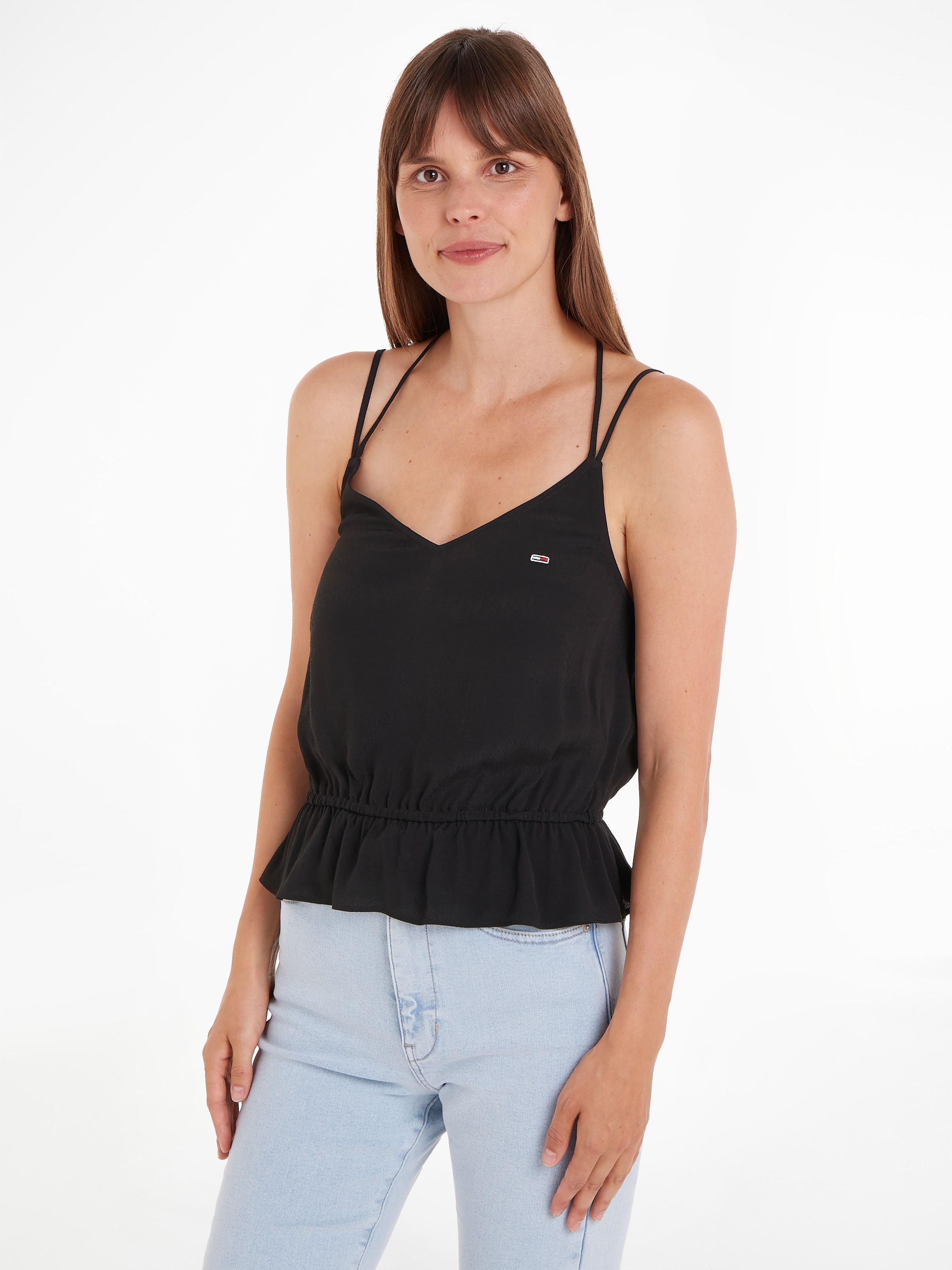 Blusentop »TJW ESSENTIAL STRAPPY TOP«, mit Tommy Jeans Logo