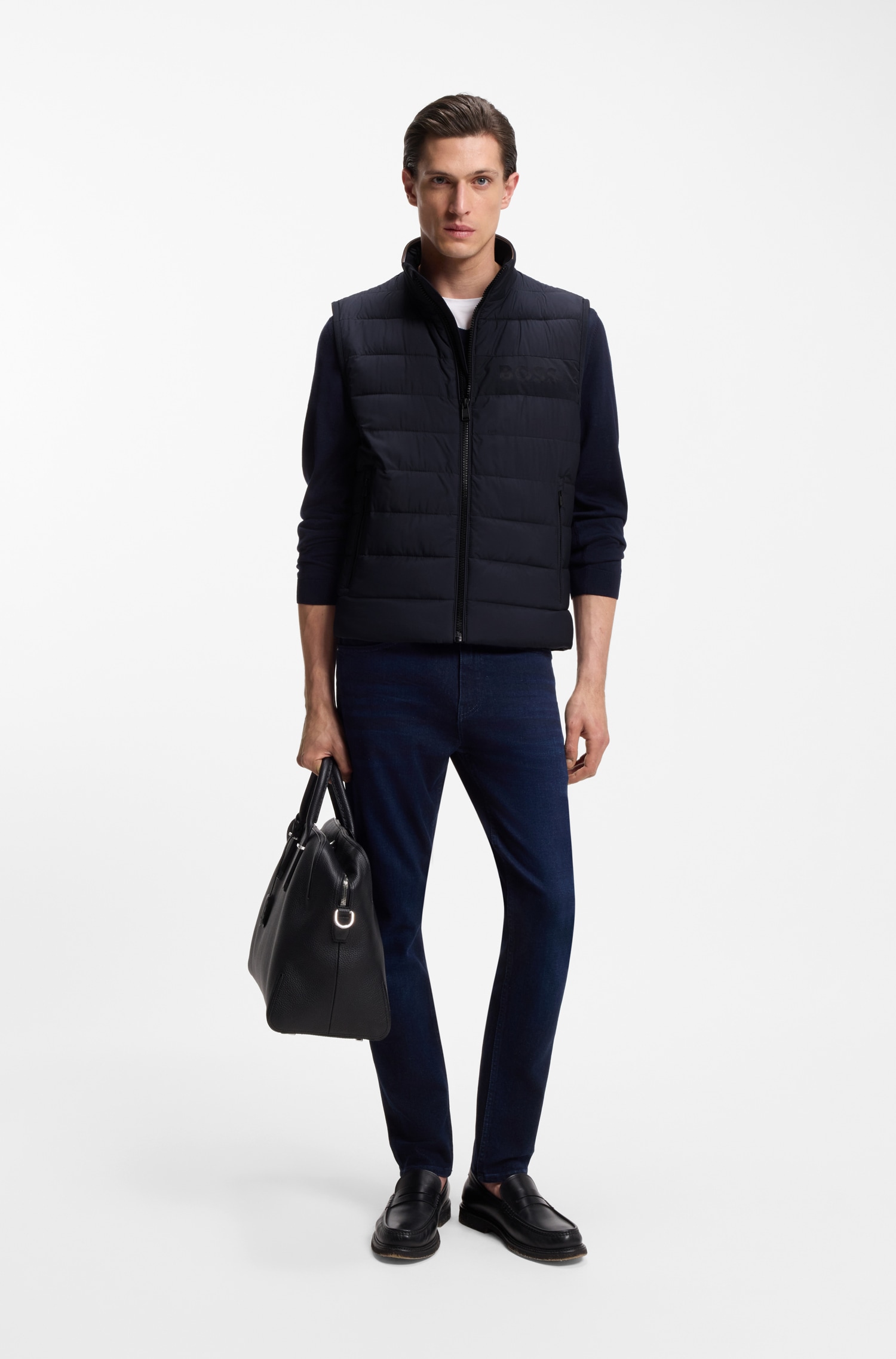 BOSS Steppweste »Cenito Premium Menswear« für die Übergangszeit, regular fit