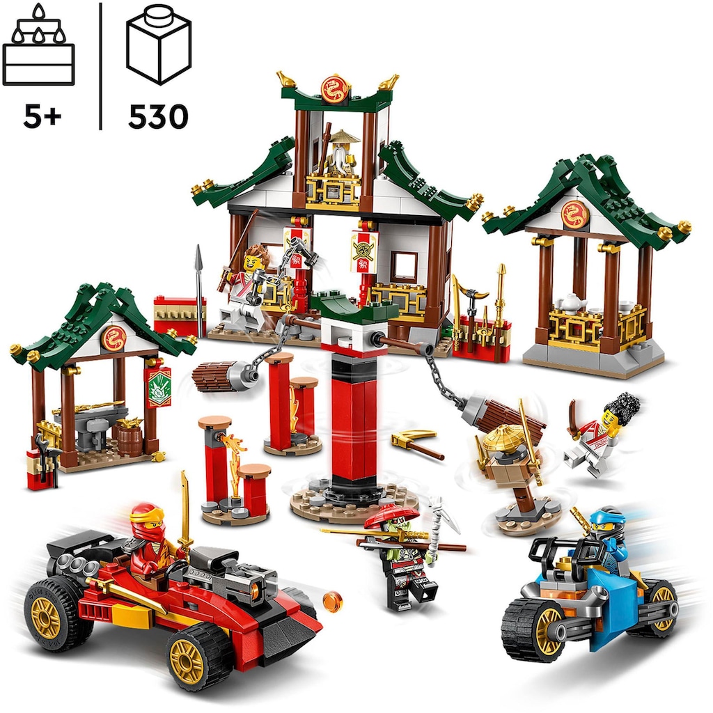 LEGO® Konstruktionsspielsteine »Kreative Ninja Steinebox (71787), LEGO® NINJAGO«, (530 St.)