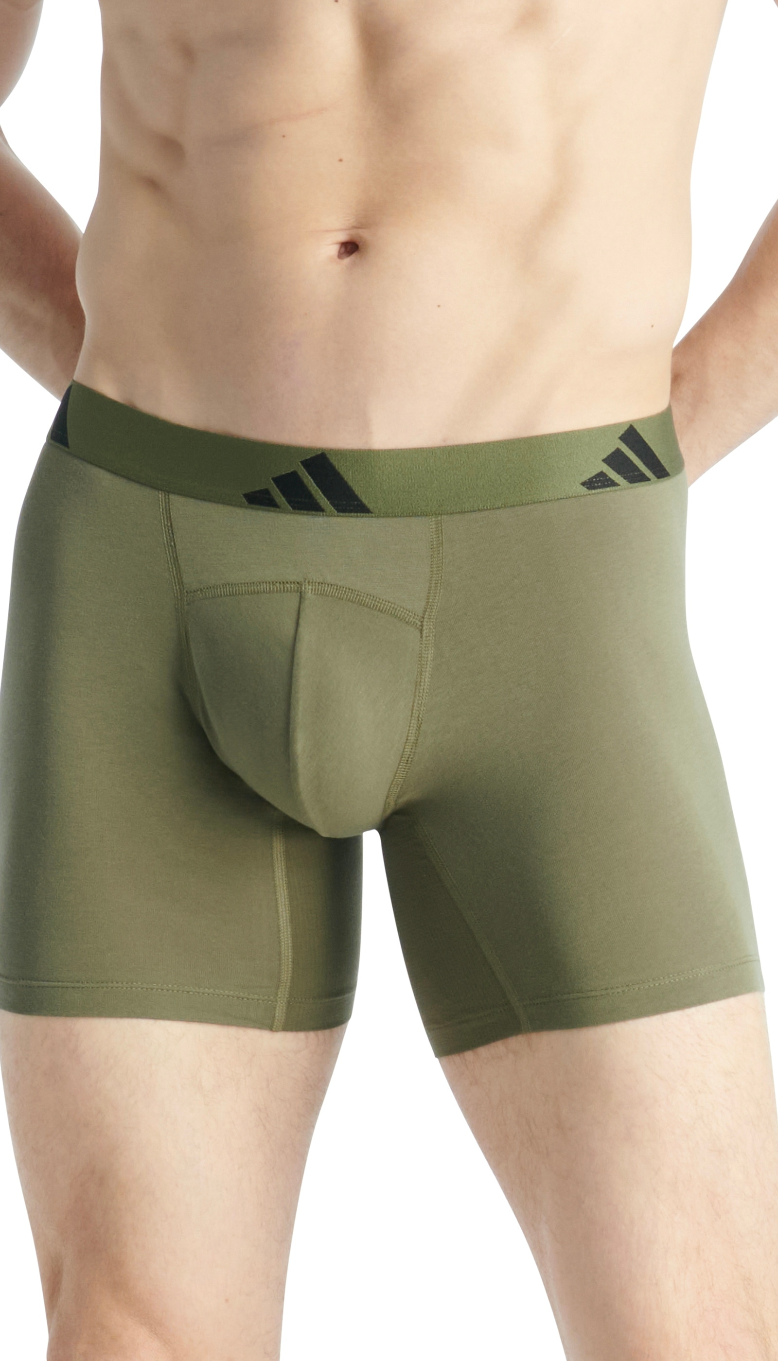 adidas Sportswear Boxershorts »"Active Flex Cotton Ergonomic"«, (2er Pack), Belüftete Mesh-Rückenpartie und -Schritt