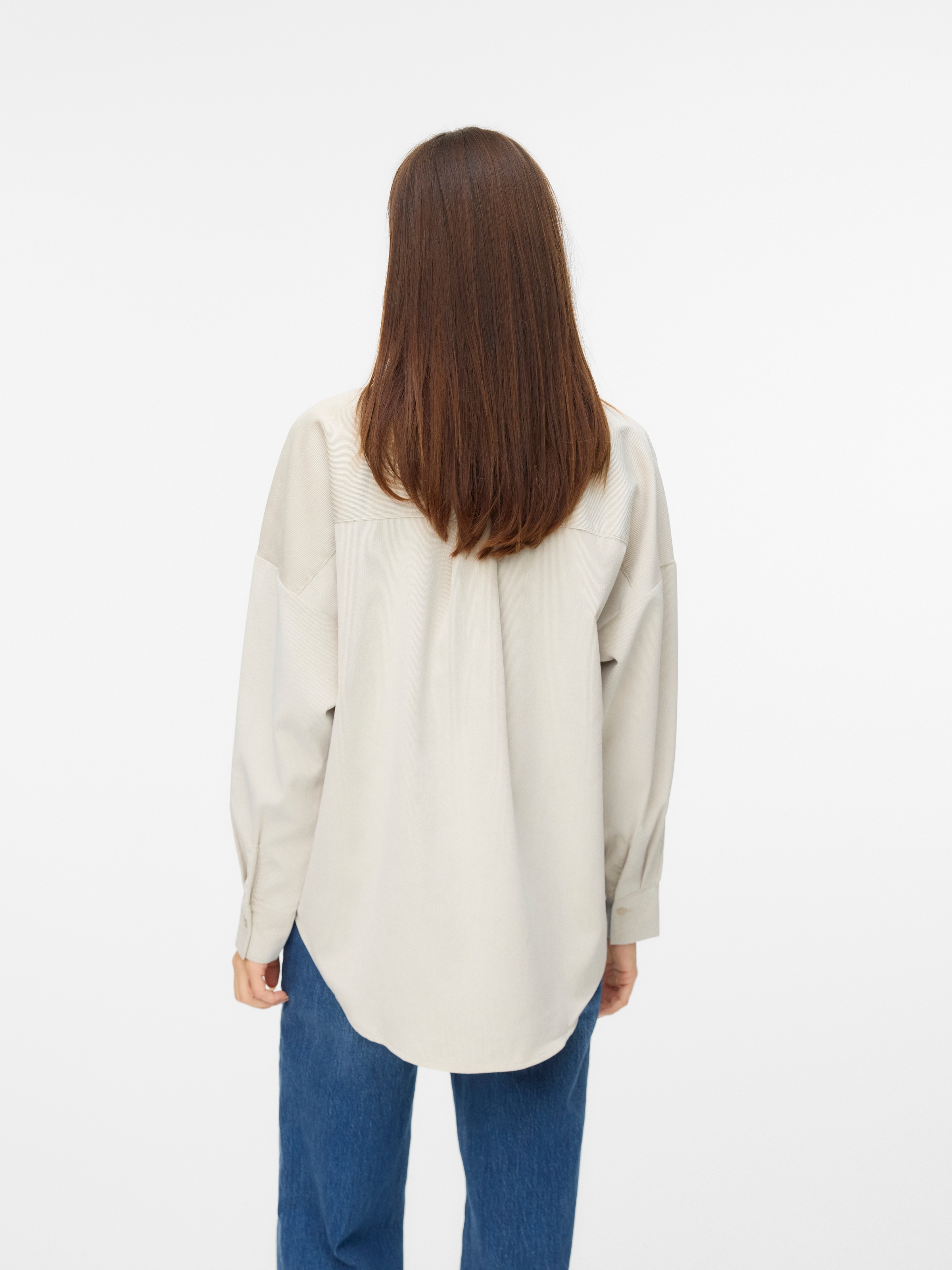 Vero Moda Hemdbluse »VMSANNE COURDEROY LS SHIRT WVN GA NOOS«