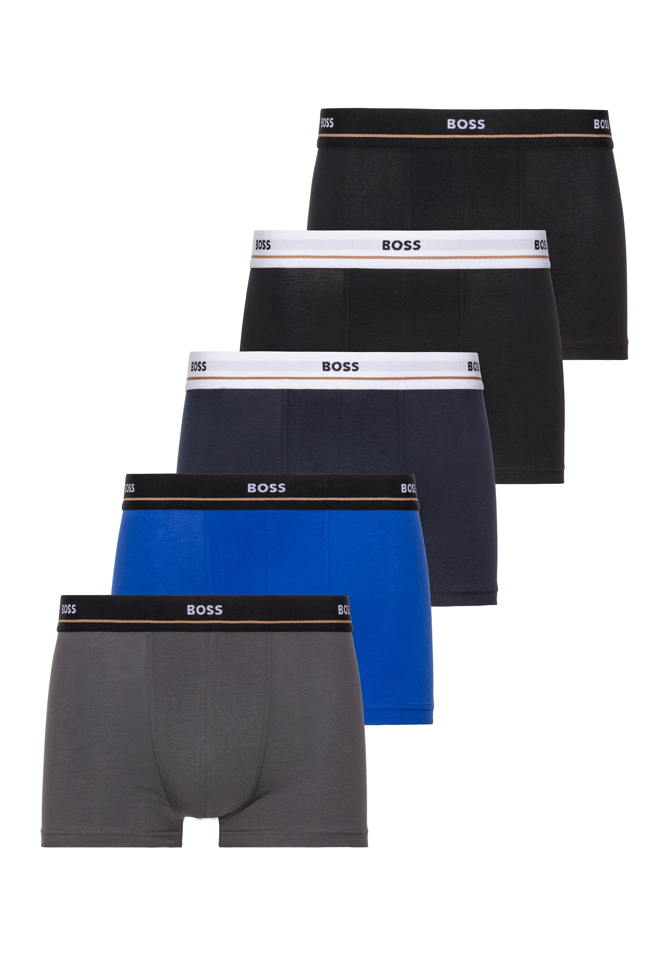 BOSS Trunk »Trunk 5P Essential«, (Packung, 5 St., 5er), mit elastischem Bund