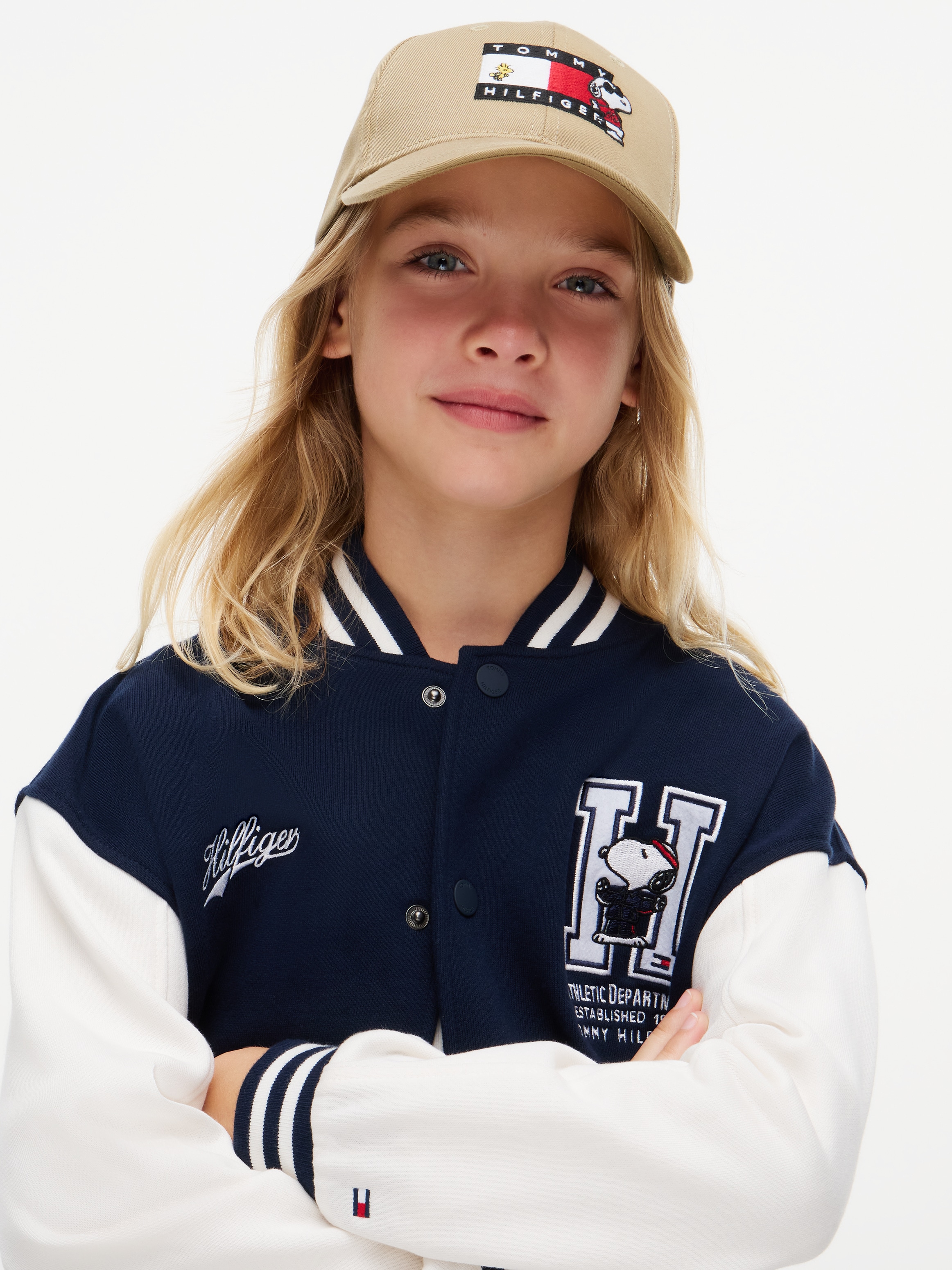 Tommy Hilfiger Baseball Cap »PEANUTS FLAG LOGO CAP« Regular fit mit größenverstellbarem Verschluss