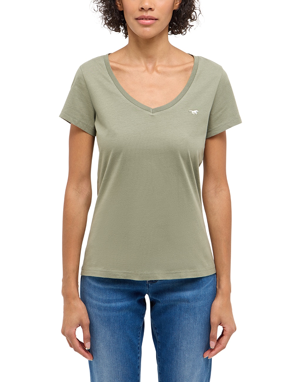 MUSTANG Kurzarmshirt »Damen Style Beverly«