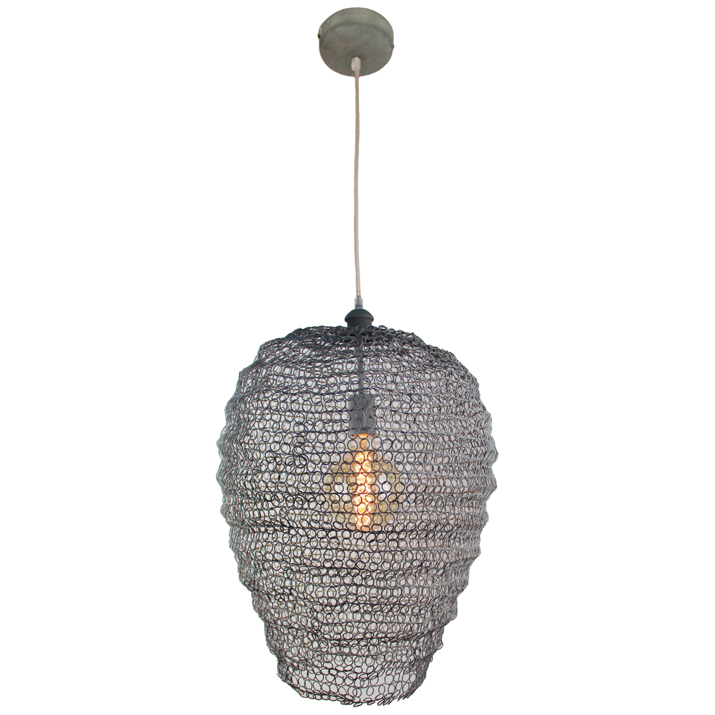 Brilliant Leuchten Maze Pendelleuchte 43cm grau Beton