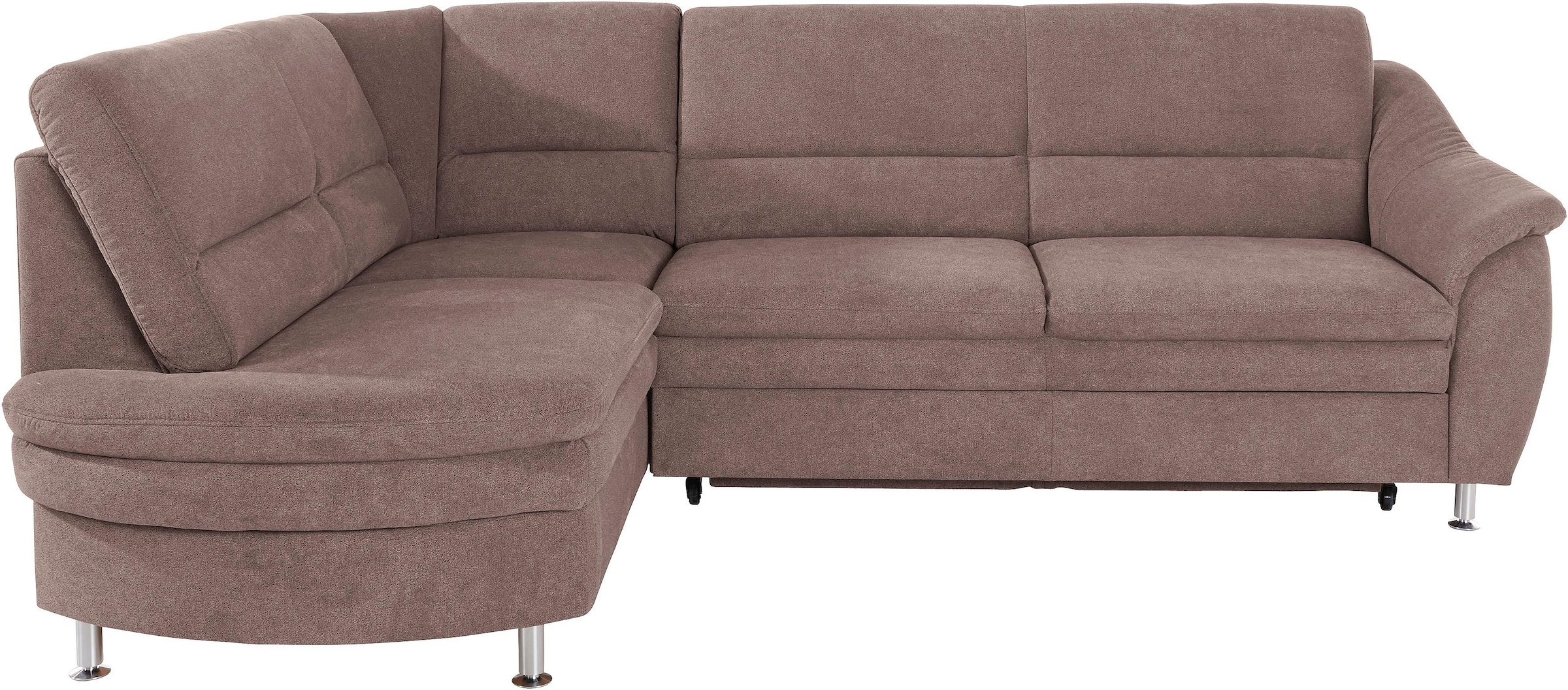 Places of Style Ecksofa »Cardoso L-Form«, Federkern, wahlweise mit Bett, Schubkasten, teilweise Relaxfunktion