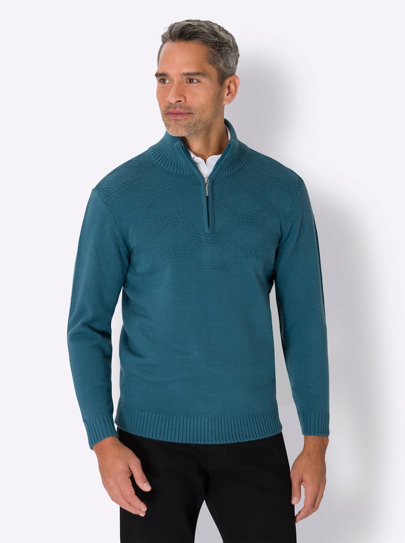 Classic Strickpullover »Stehkragen-Pullover«