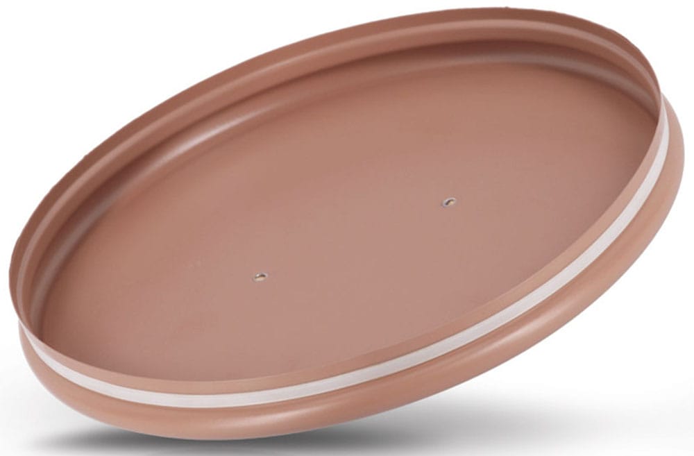 Zeller Present Aufbewahrungsbox »2400 ml, Metall/Gummibaum, mocca« Trendfarbe, Holzgriff, Aromaschutz