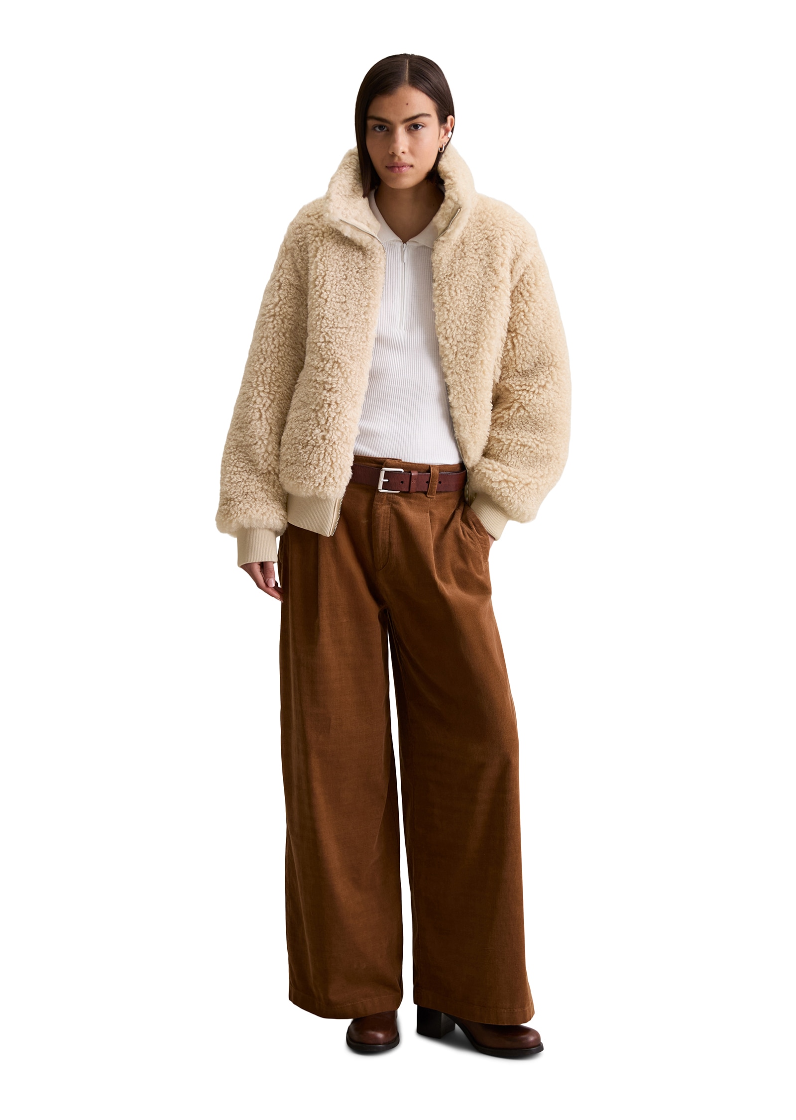 Marc O'Polo DENIM Blouson, Stehkragen, Teddy-Blouson regular fit