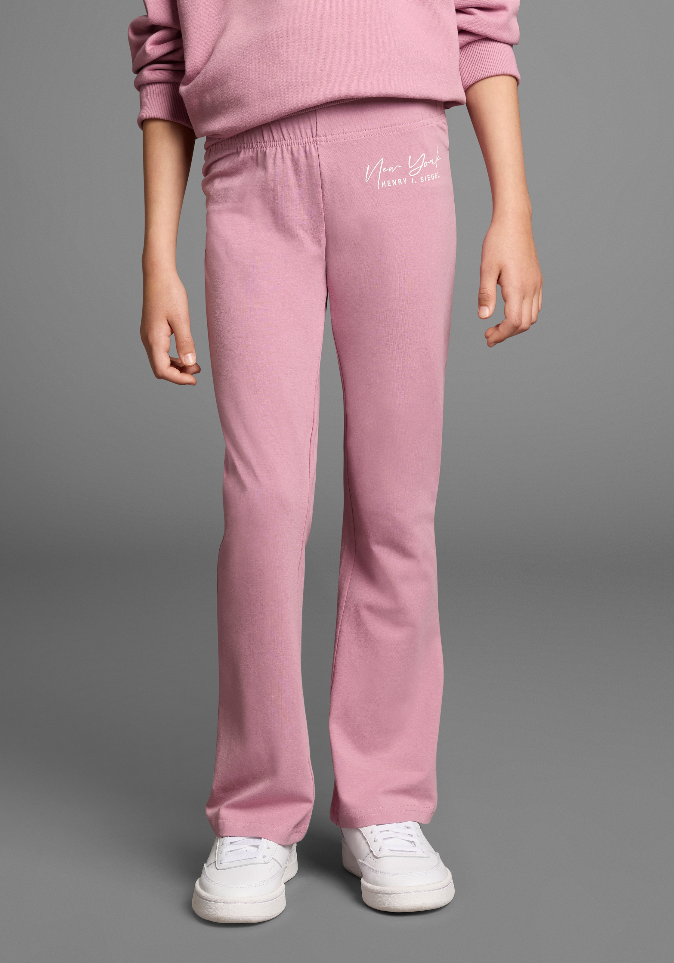 H.I.S Leggings »2er Packung Leggings mit Schlag«, (Packung, 2 tlg.), NEUHEIT: HIS für TEENS! 2er Packung Jazzpants