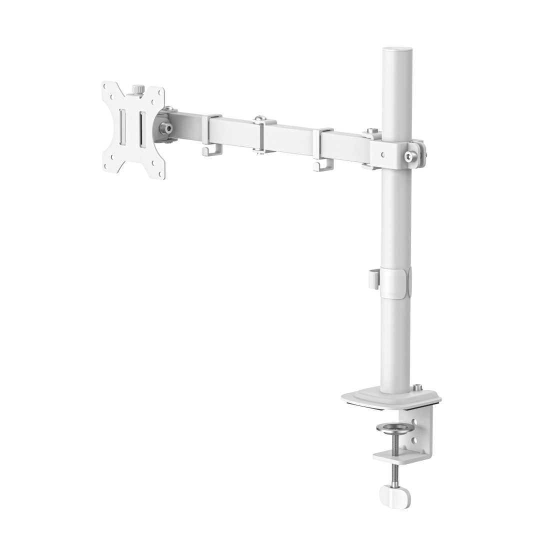 Hama Monitor-Halterung »Monitorhalterung höhenverstellbar für 13-35 Zoll Monitore« bis 89 cm Zoll 360° Rotation, VESA, Kabelmanagement, ausziehbar, Stahl