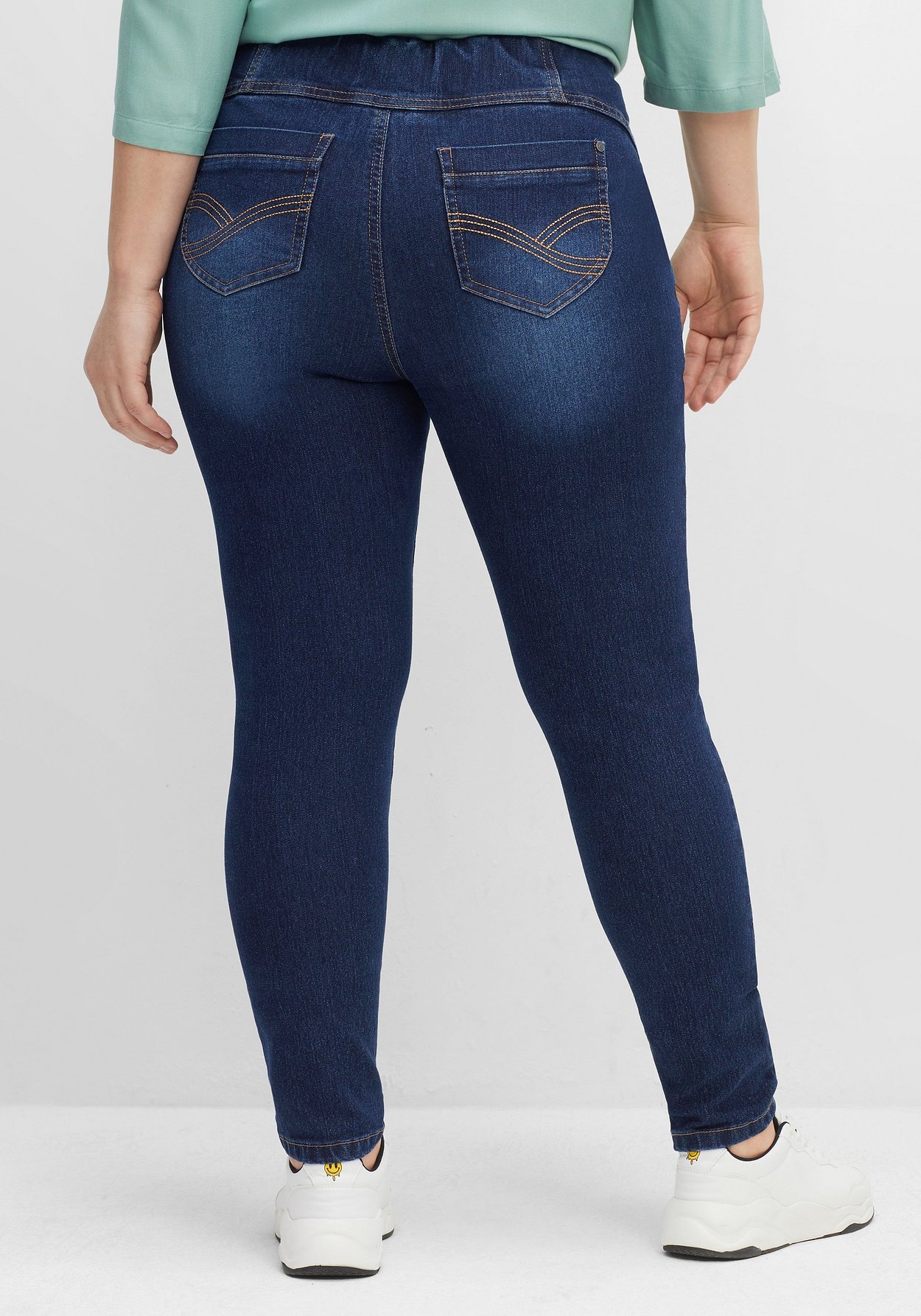 Sheego Schlupfjeans »Jeggings mit breitem Gummibund«