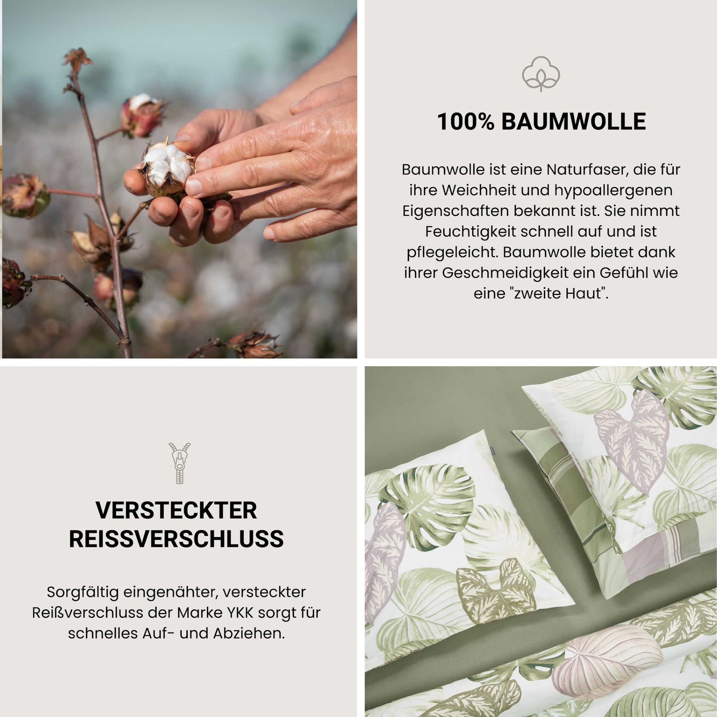 Schiesser Bettwäsche »Ate aus weicher Baumwolle mit einem klassischen Karo-Muster«, Made in Green