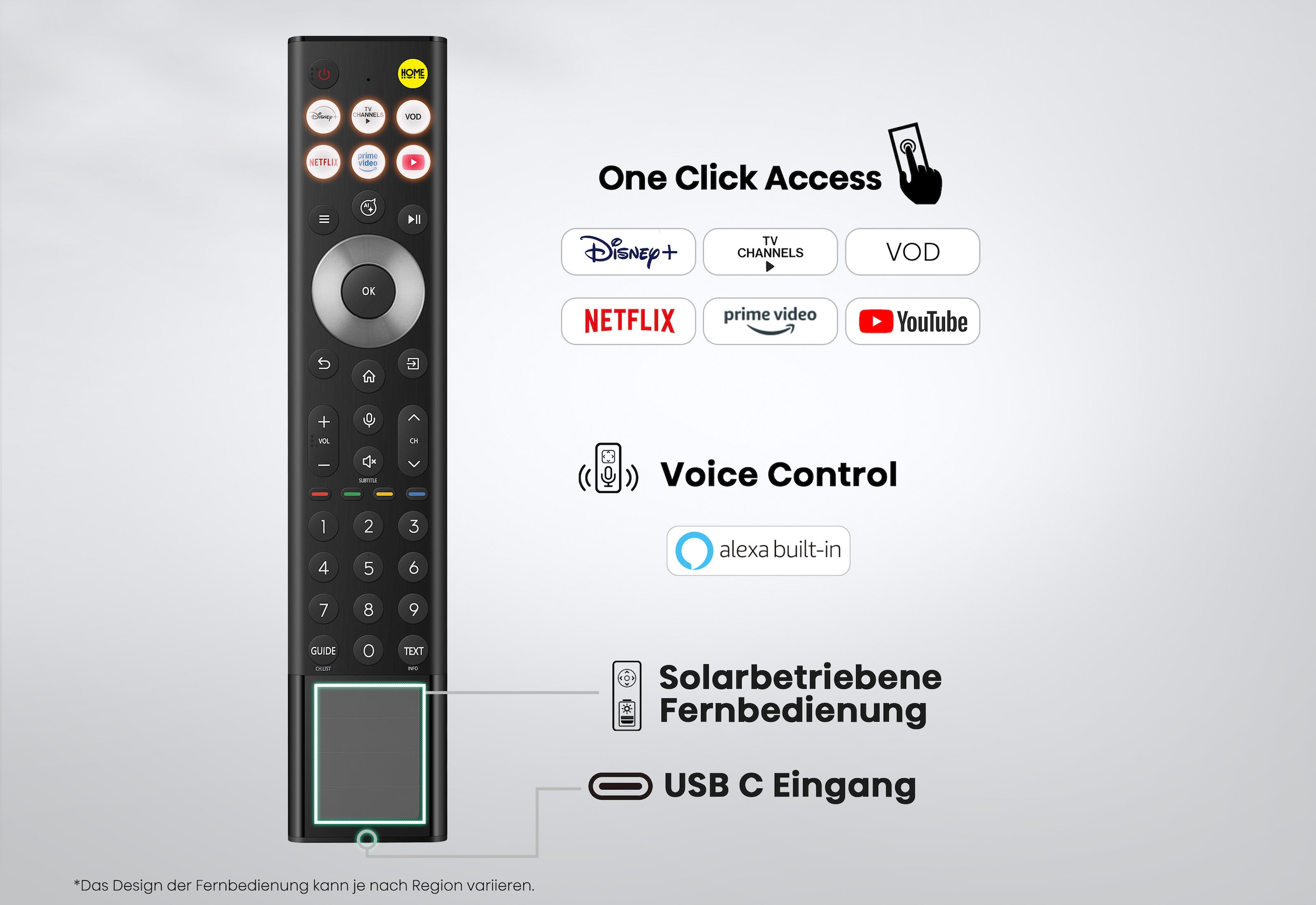 Hisense Mini-LED-Fernseher »100UR8DS« 253 cm/100 ″ Smart-TV