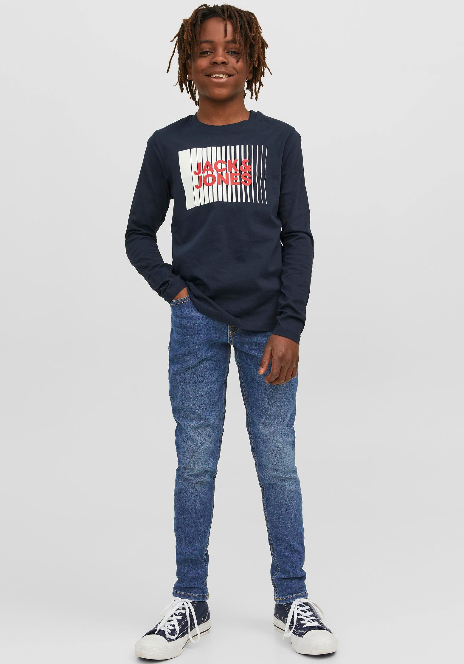 Jack & Jones Junior Skinny-fit-Jeans »JJILIAM JJORIGINAL MF 070 NOOS JNR«