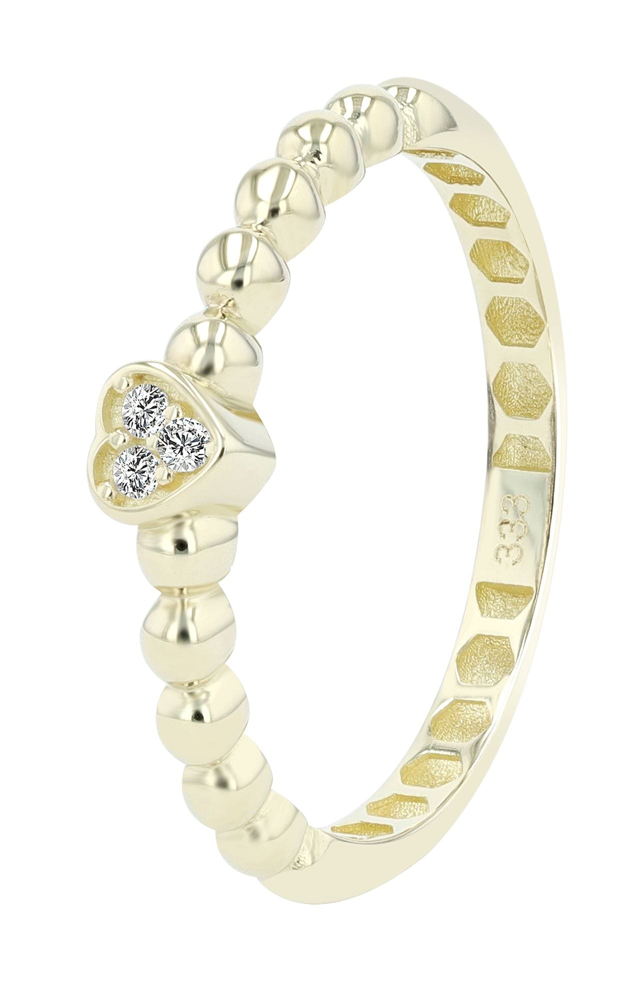 Adelia´s Fingerring »Damen Ring aus 333 Gold mit Zirkonia«