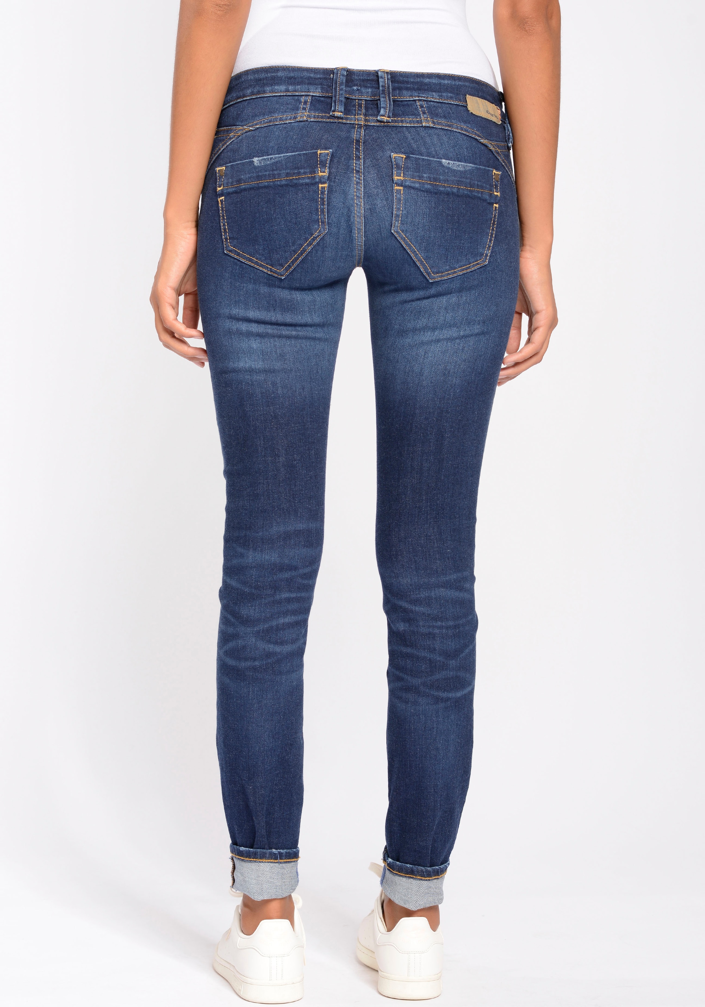 GANG Skinny-fit-Jeans »94NENA«, mit niedriger OTTO kaufen online bei Leibhöhe