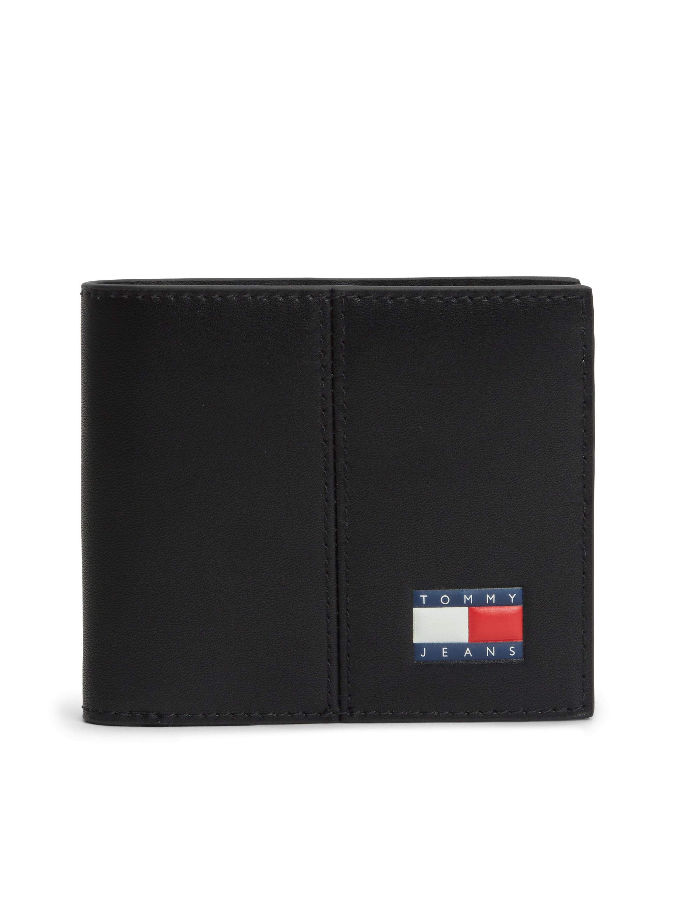 Tommy Jeans Geldbörse »TJM HERITAGE LEATHER CC & COIN« Unisex Geldbeutel, Portemonnaie, Money Pocket mit Logoschriftzug