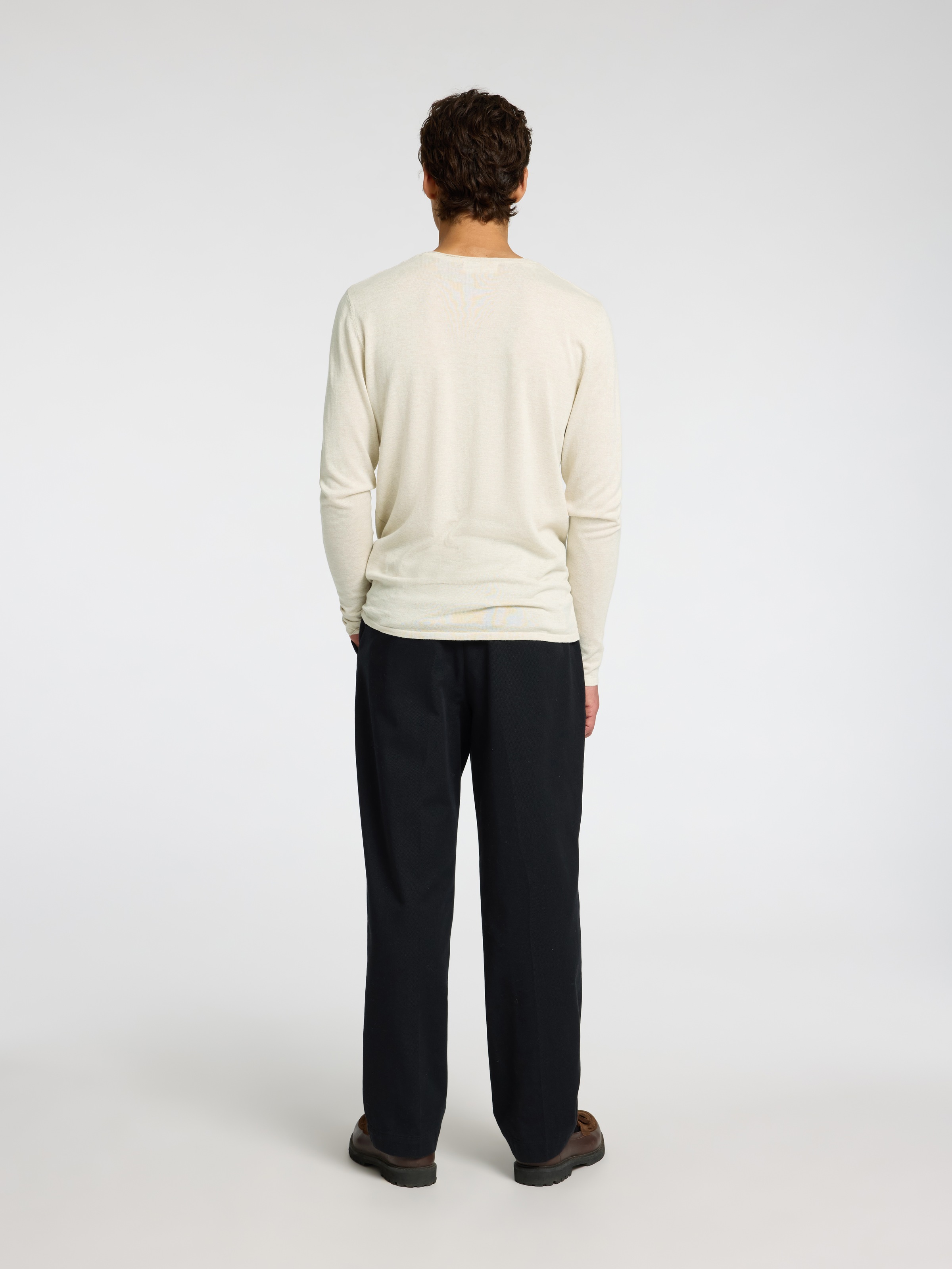 SELECTED HOMME Rundhalspullover »SLHROME LS KNIT CREW NECK NOOS«