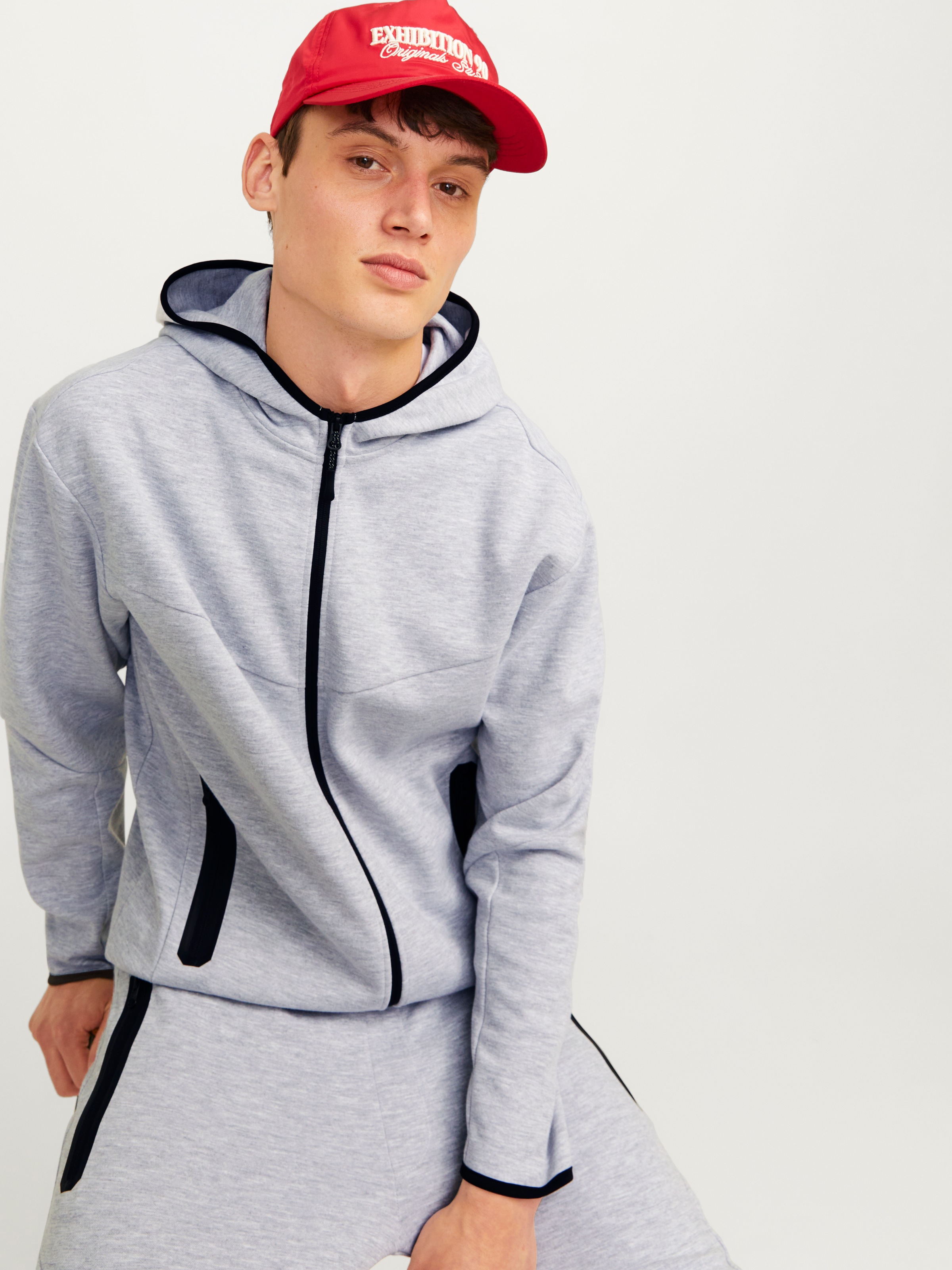 Jack & Jones Sweatjacke »JCOFUSION SWEAT ZIP HOOD NOOS«