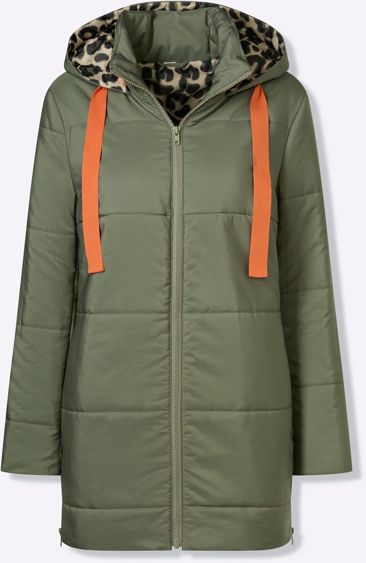 Classic Basics Steppjacke mit Kapuze